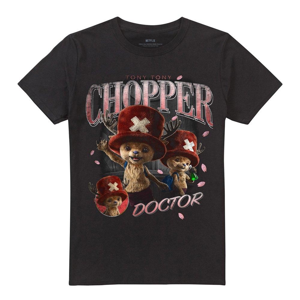 Black - One Piece - One Piece Chopper Homage T-Shirt Black - 4