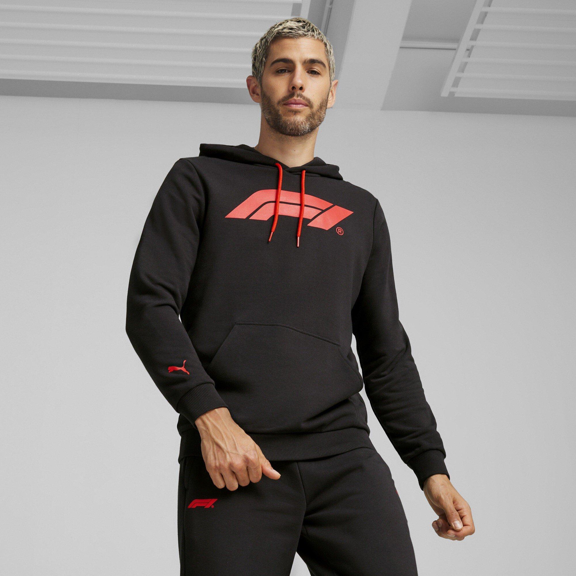 PUMA Black - Puma - F1 Ess Logo Hoodie Hoody Unisex Adults - 3