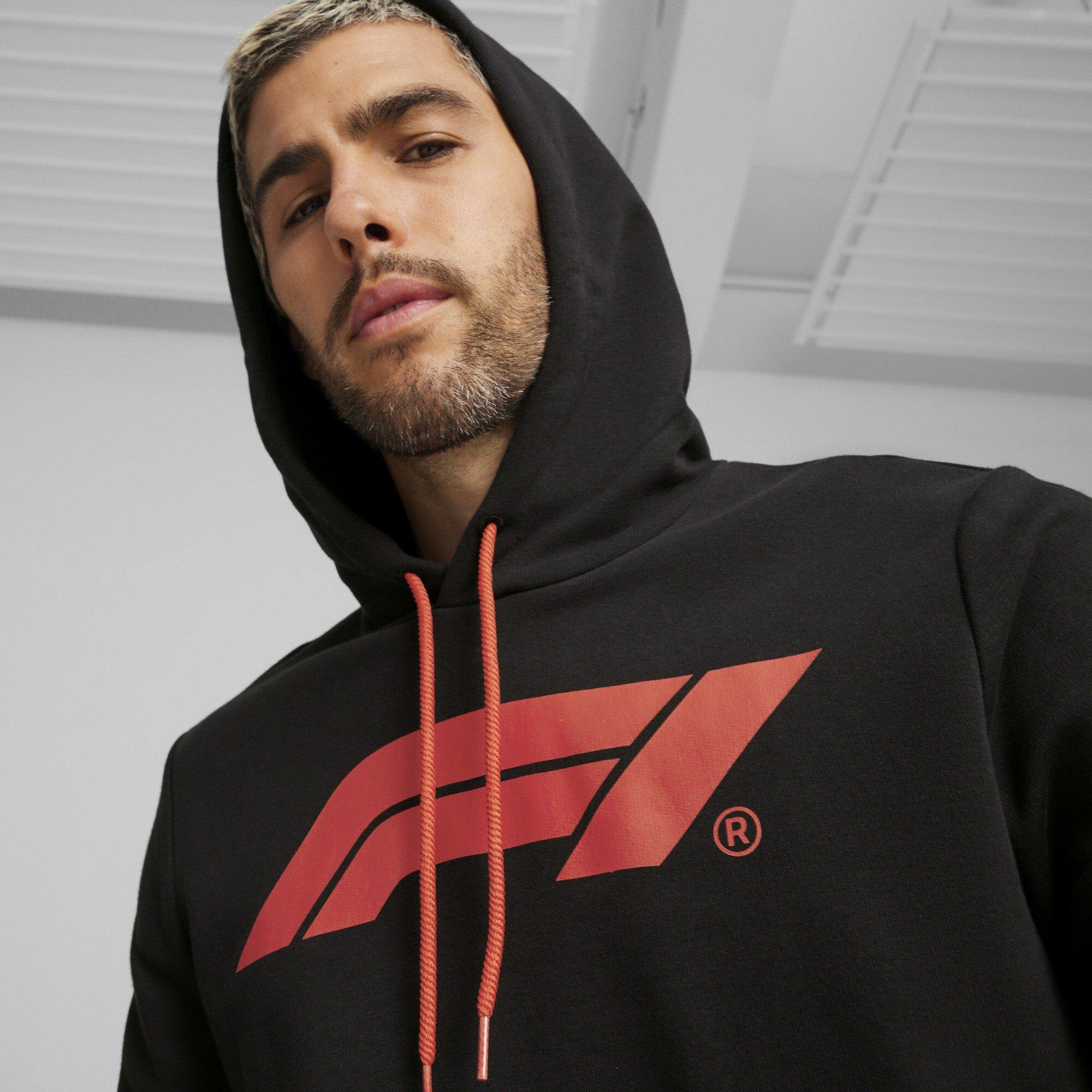 PUMA Black - Puma - F1 Ess Logo Hoodie Hoody Unisex Adults - 5