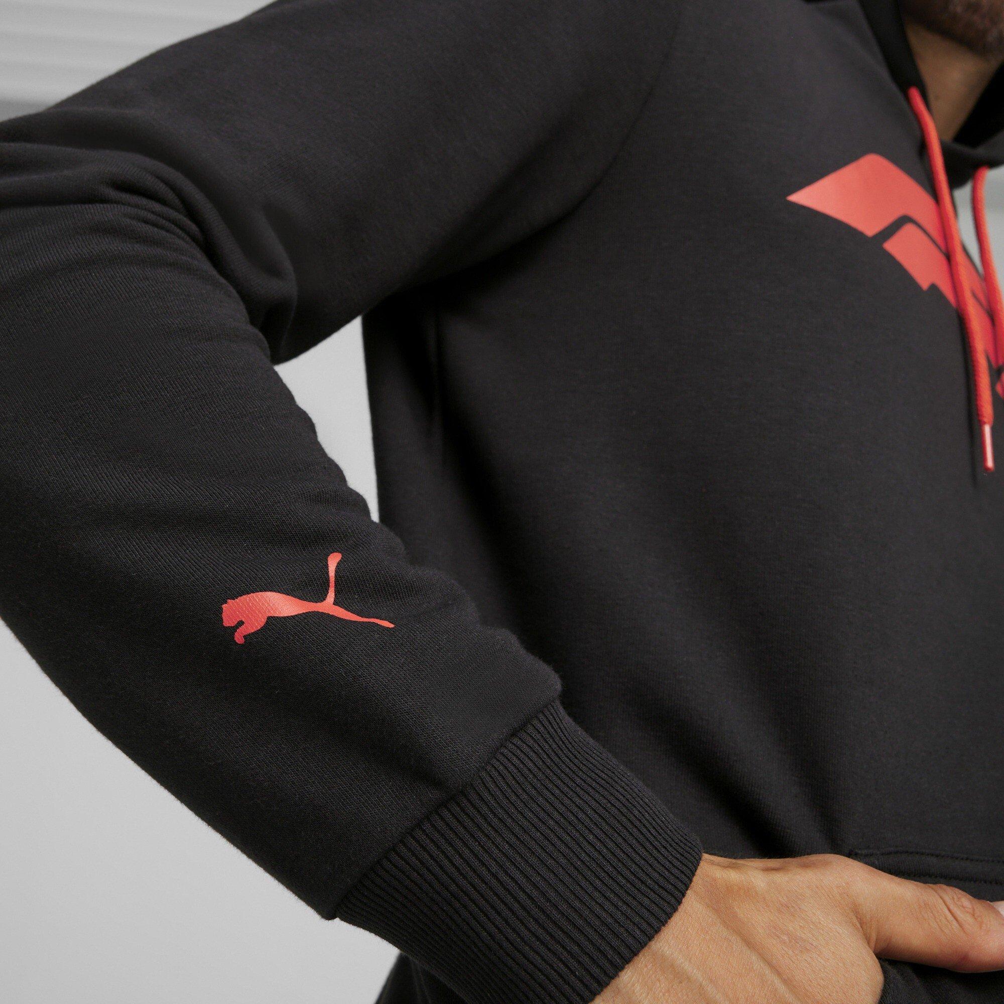 PUMA Black - Puma - F1 Ess Logo Hoodie Hoody Unisex Adults - 6