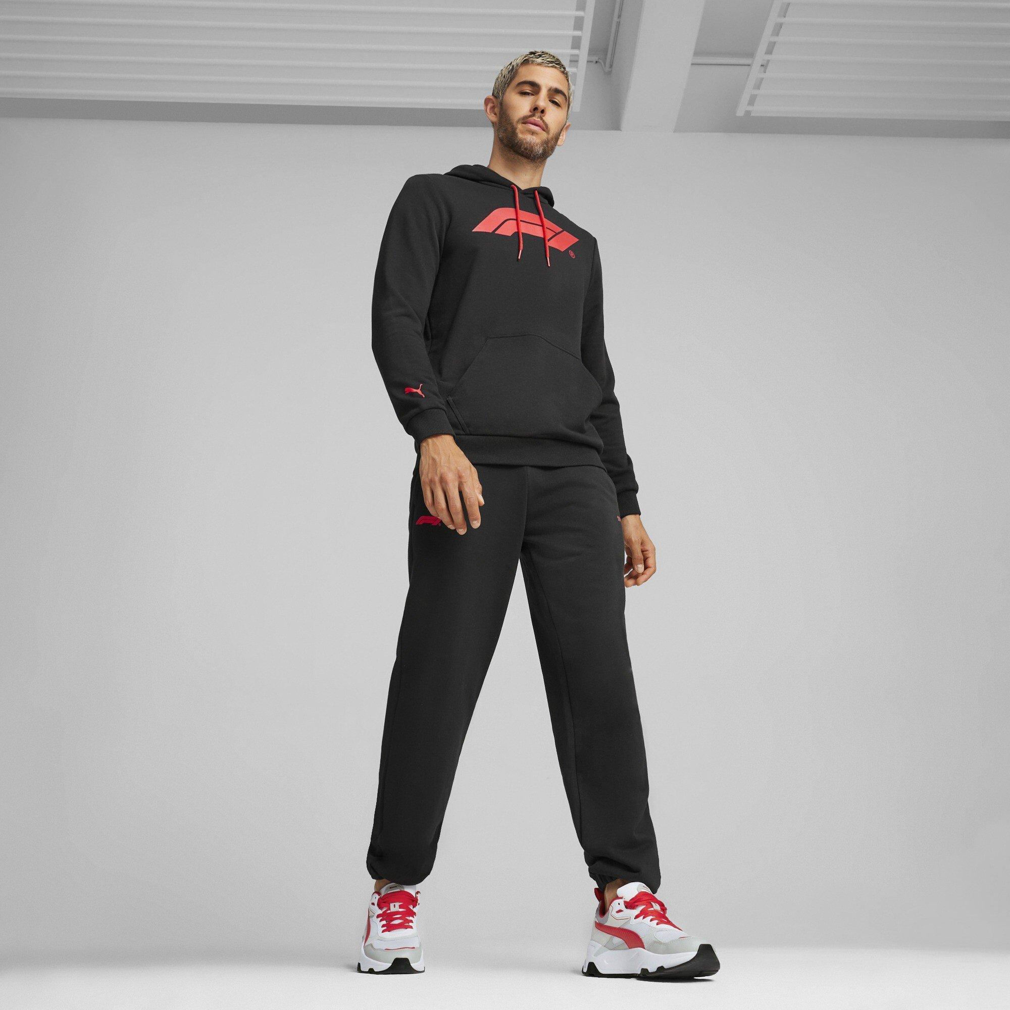 PUMA Black - Puma - F1 Ess Logo Hoodie Hoody Unisex Adults - 7