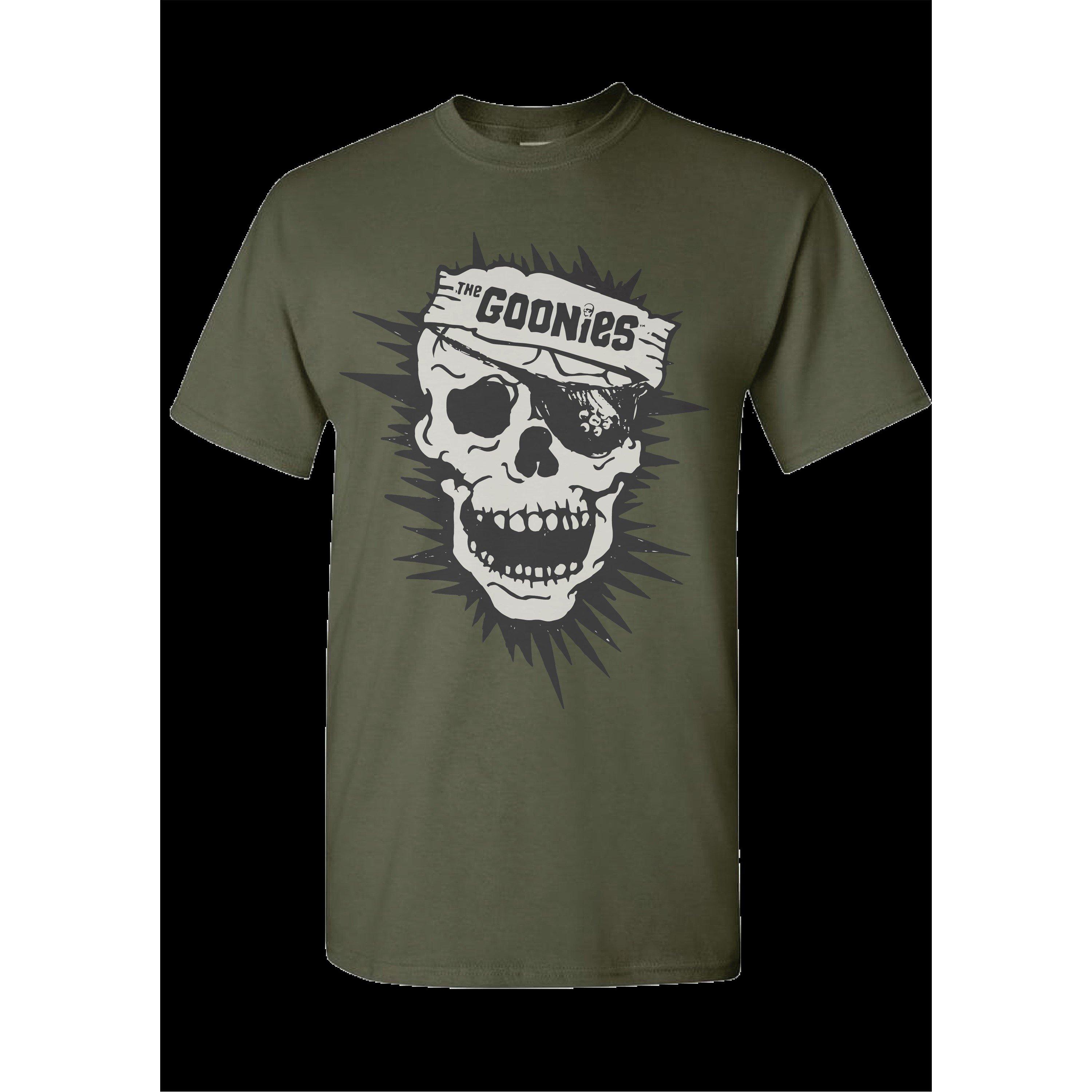 Skull Logo - Goonies - Adults Goonie Print Regular Fit T-Shirt - 2