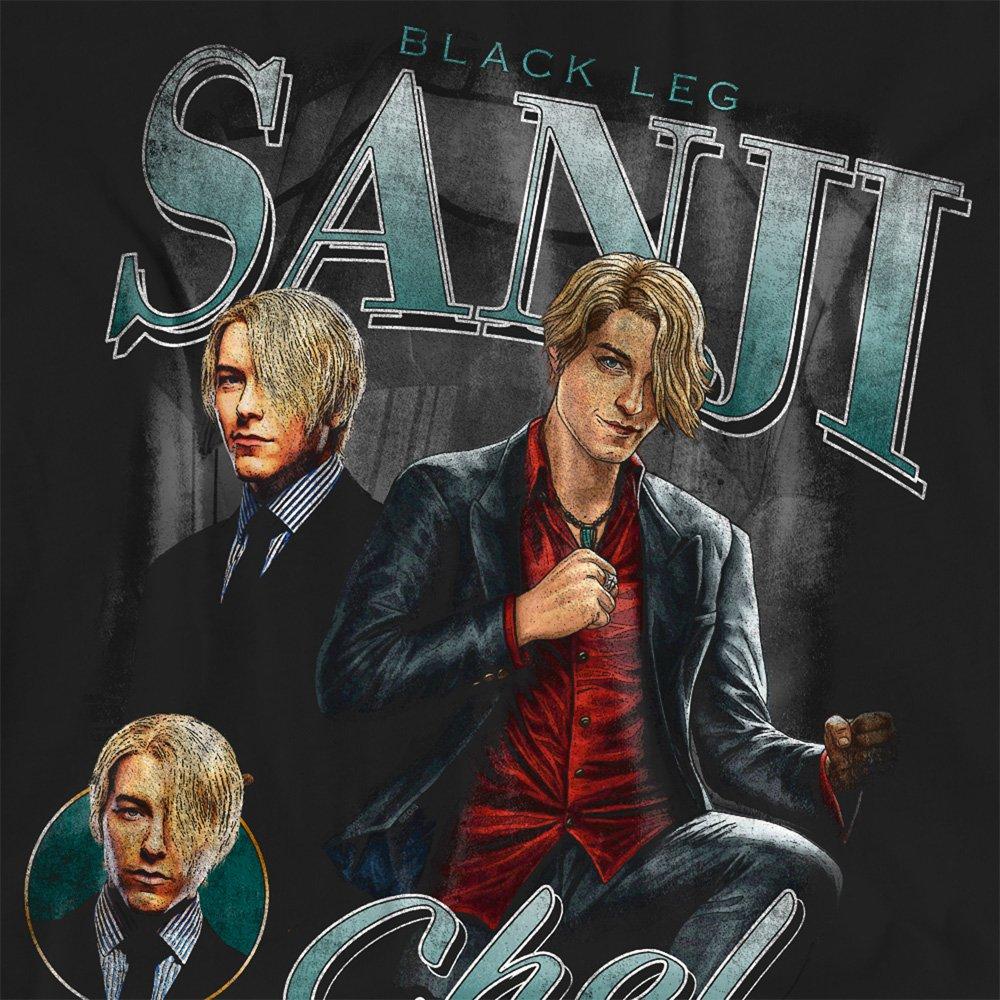Black - One Piece - One Piece Sanji Homage T-Shirt Black - 2