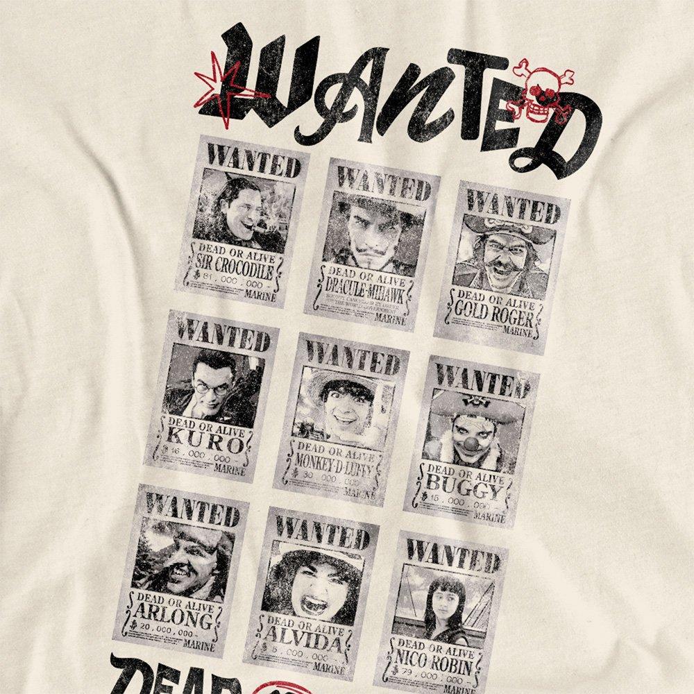Beige - One Piece - One Piece Wanted Posters Wanted Dead Or Alive T Sh - 2