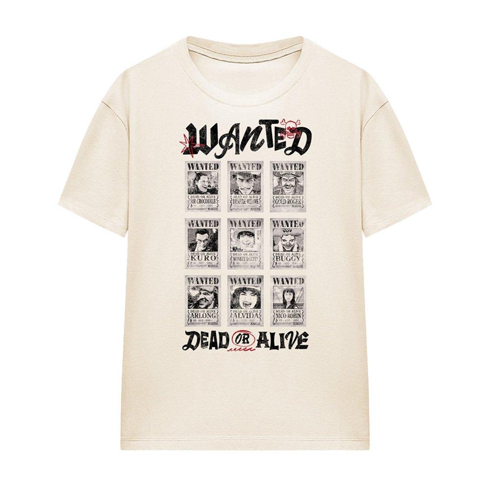 Beige - One Piece - One Piece Wanted Posters Wanted Dead Or Alive T Sh - 4