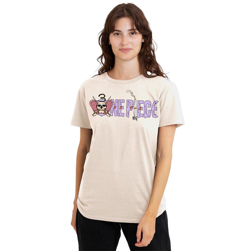 Beige - One Piece - One Piece Neon Mr.3 Logo Womens T-Shirt Natural - 1
