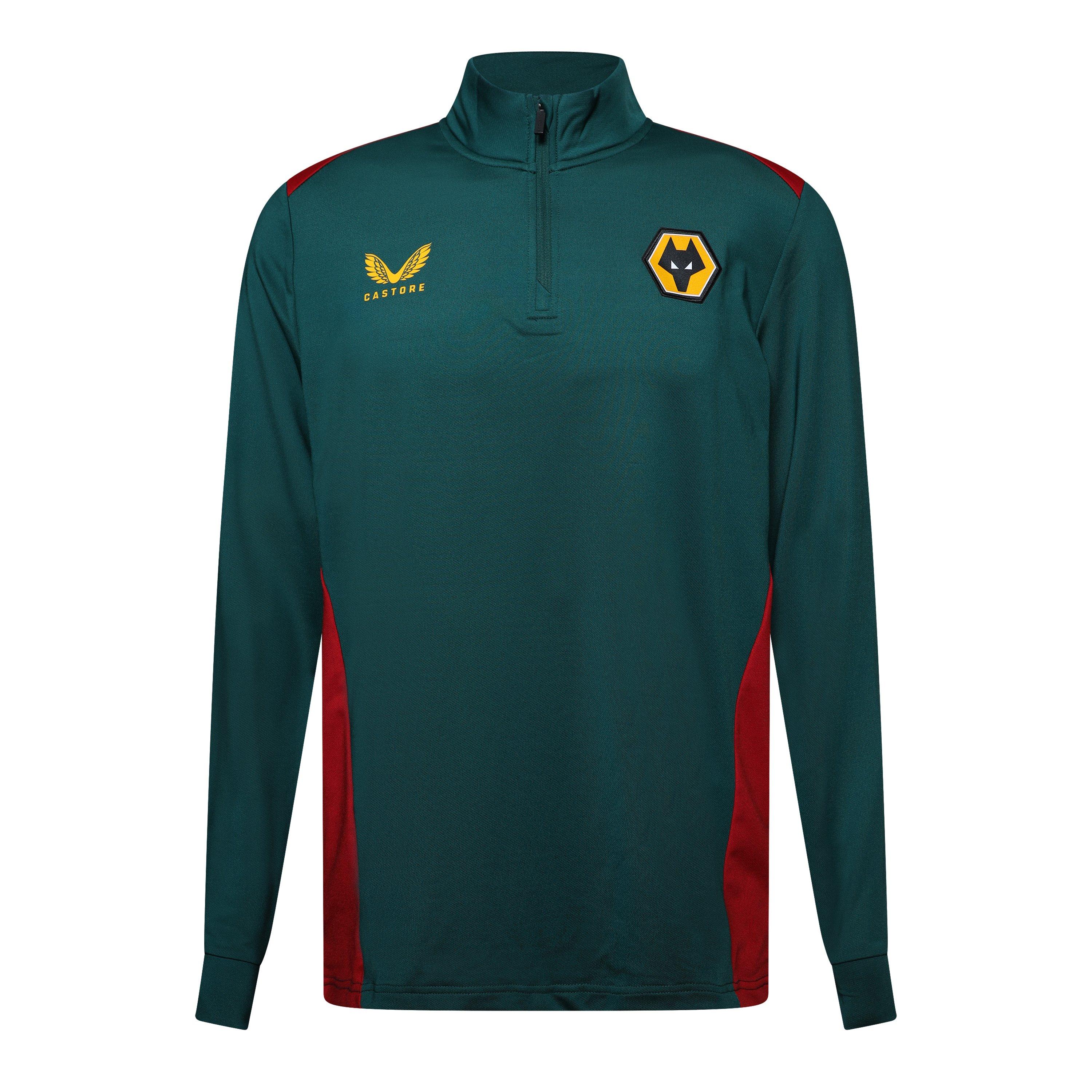 Castore Men's 1/4 Zip Fleece - Btnclgrdn/Srd - L