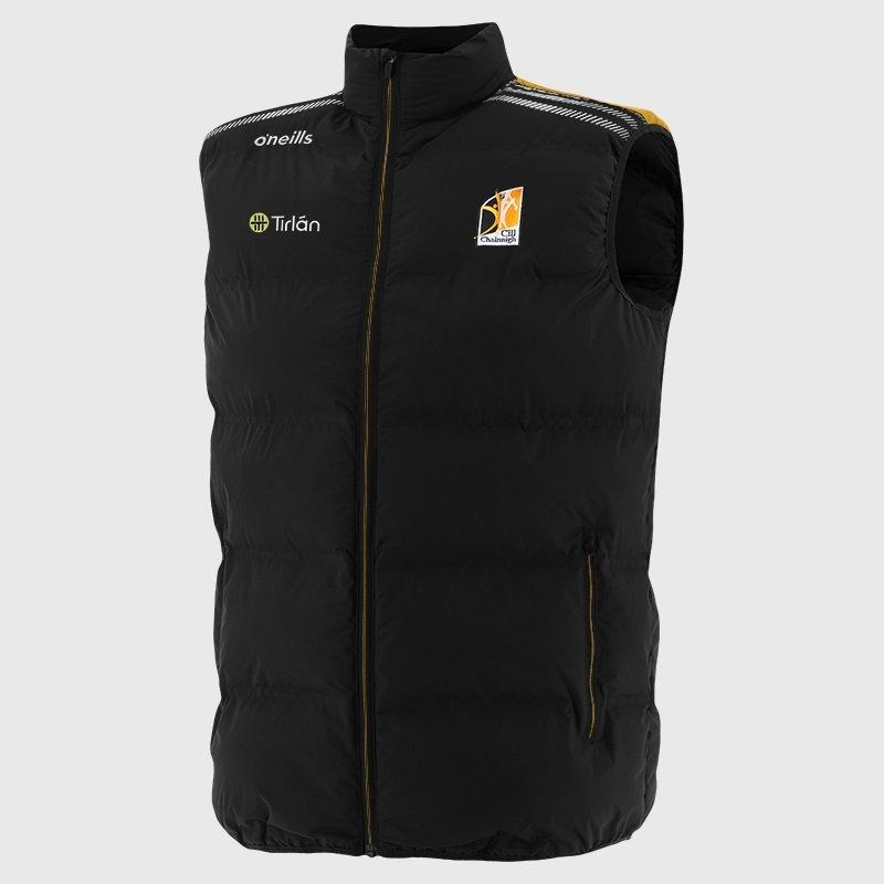 Blk/Amb/Wht - ONeills - Dynamo Kilkenny Thermal Padded Sleeveless Gilet - 1