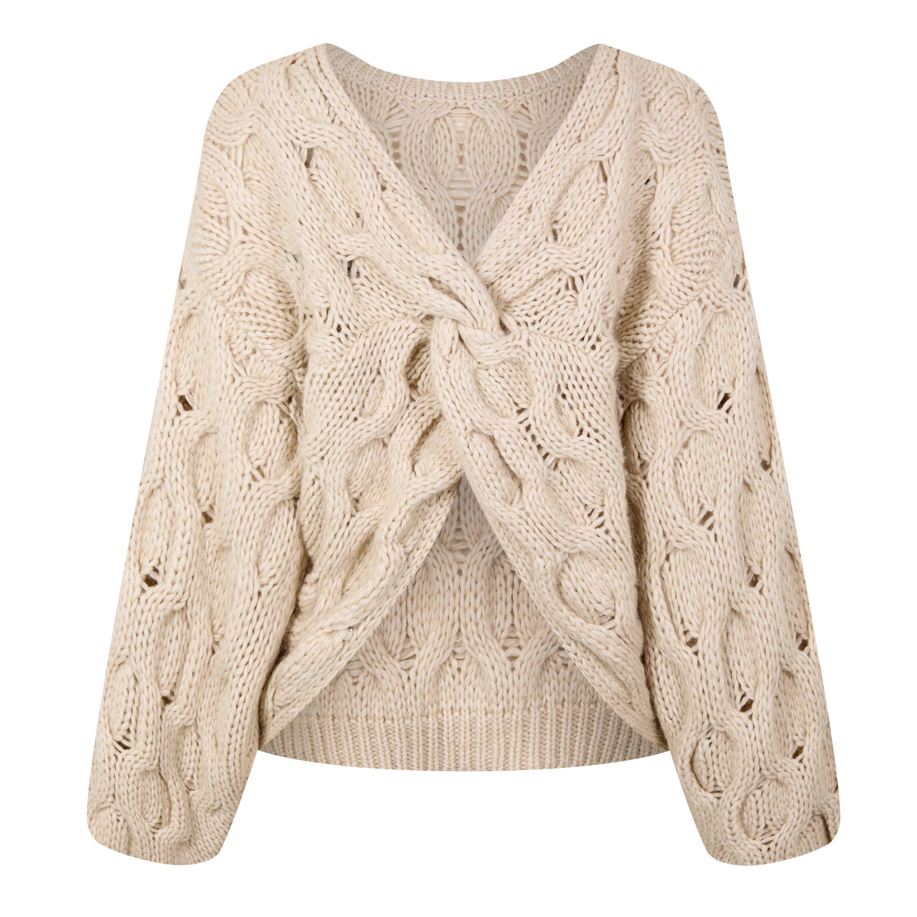 Open Beige - Boss - Women's C Fanova Knitted Jumper - 2