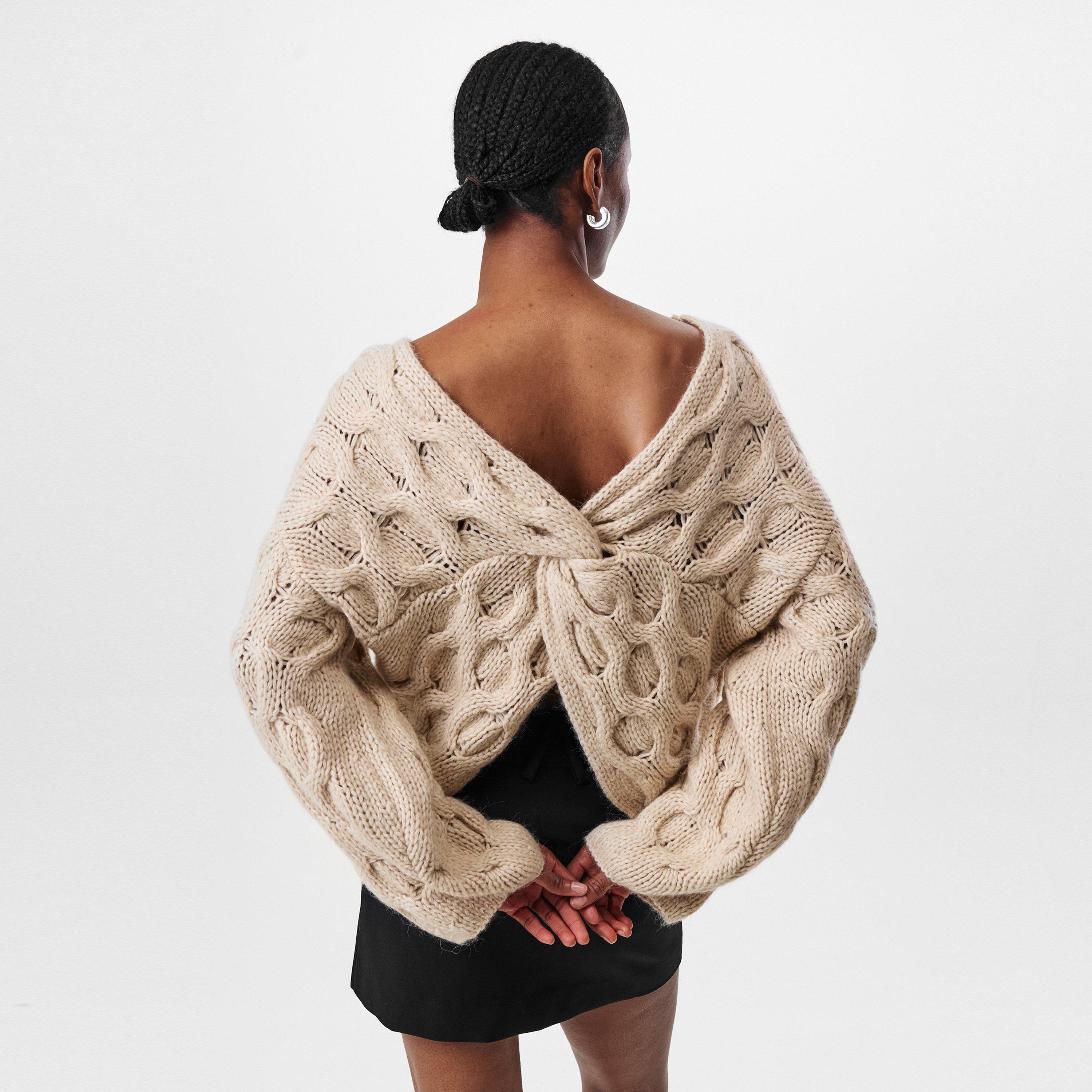 Open Beige - Boss - Women's C Fanova Knitted Jumper - 4
