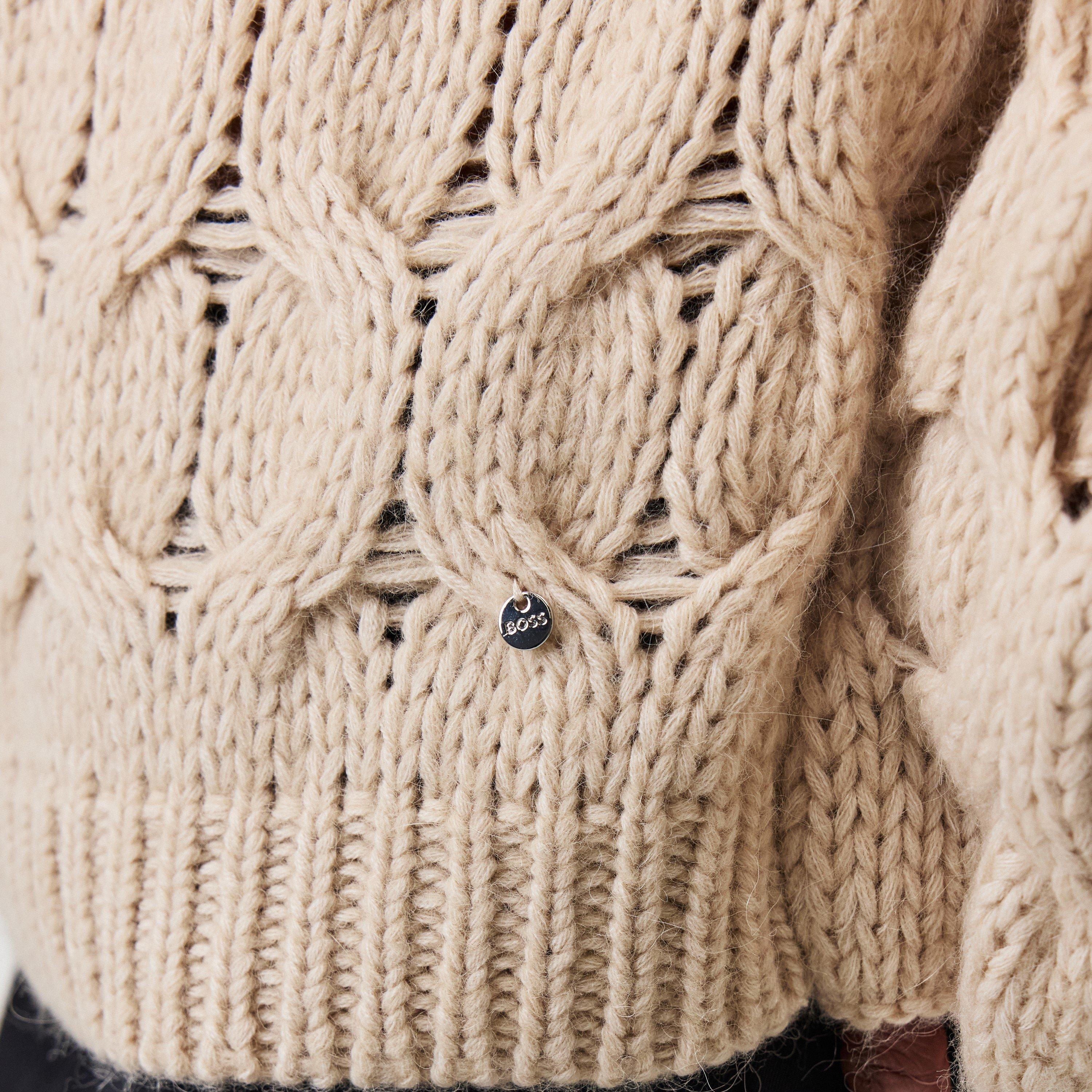 Open Beige - Boss - Women's C Fanova Knitted Jumper - 5