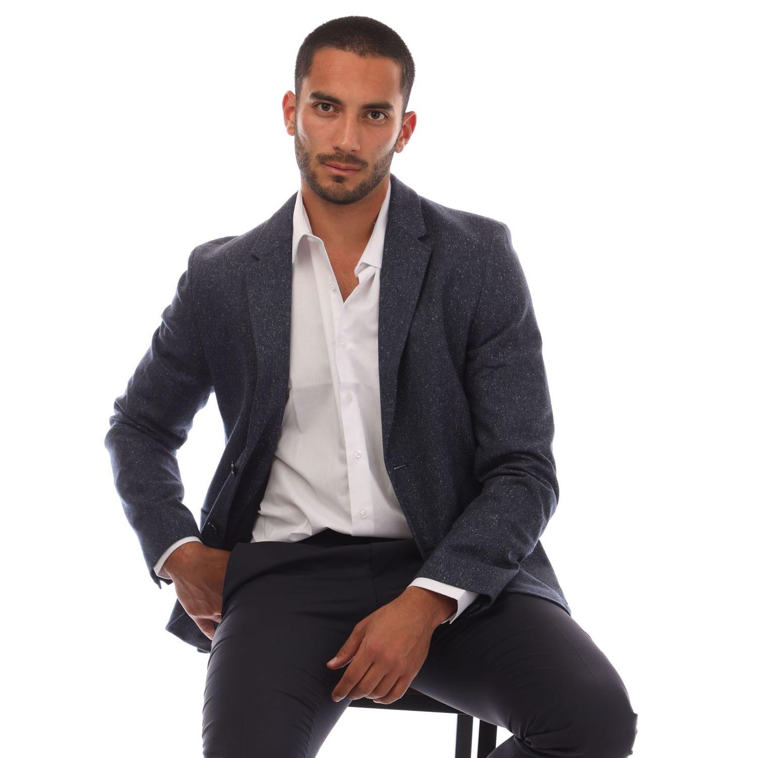 Dark Blue - Hugo - Areltu Blazer Jacket - 4