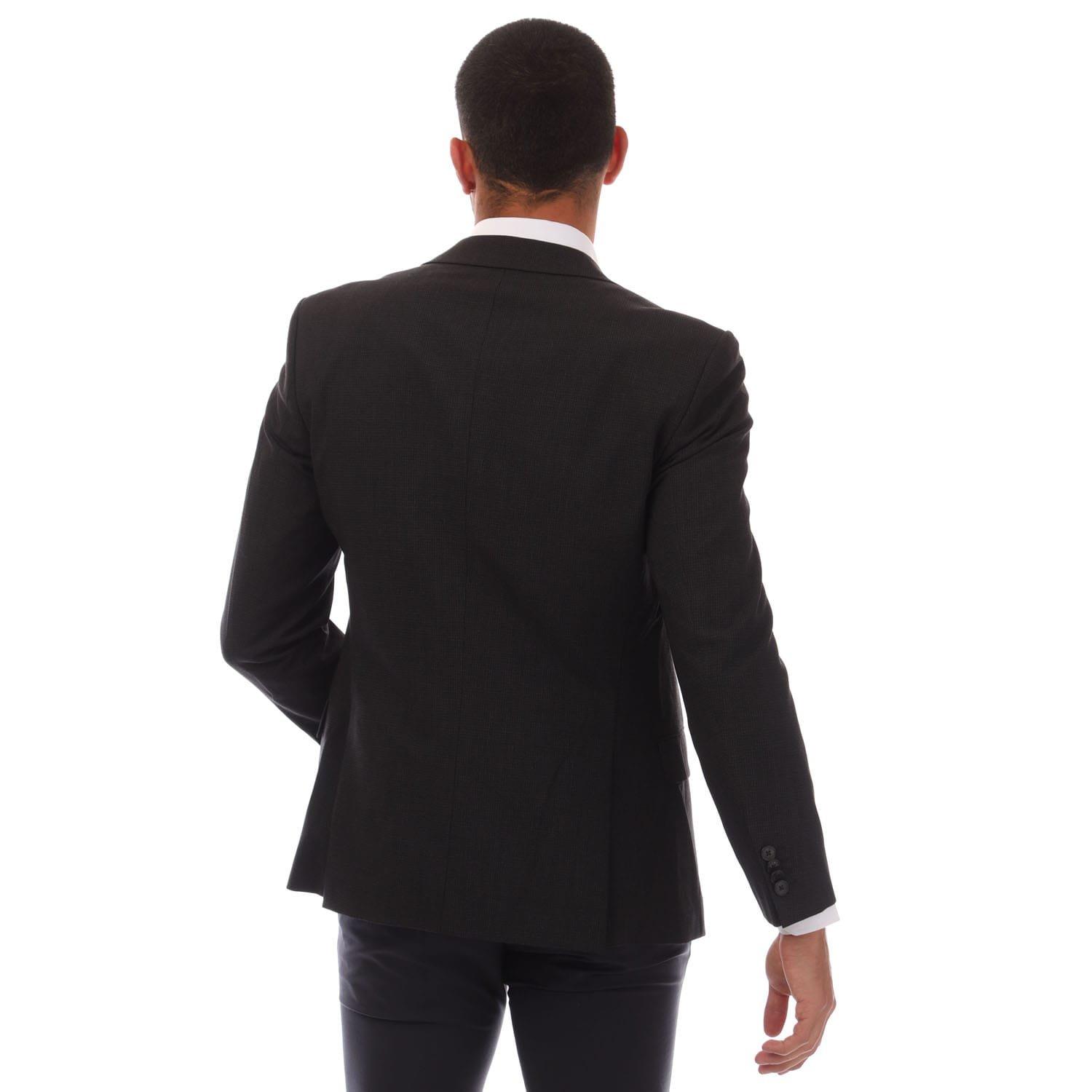 Charcoal - Boss - Henry204X Blazer Jacket - 3