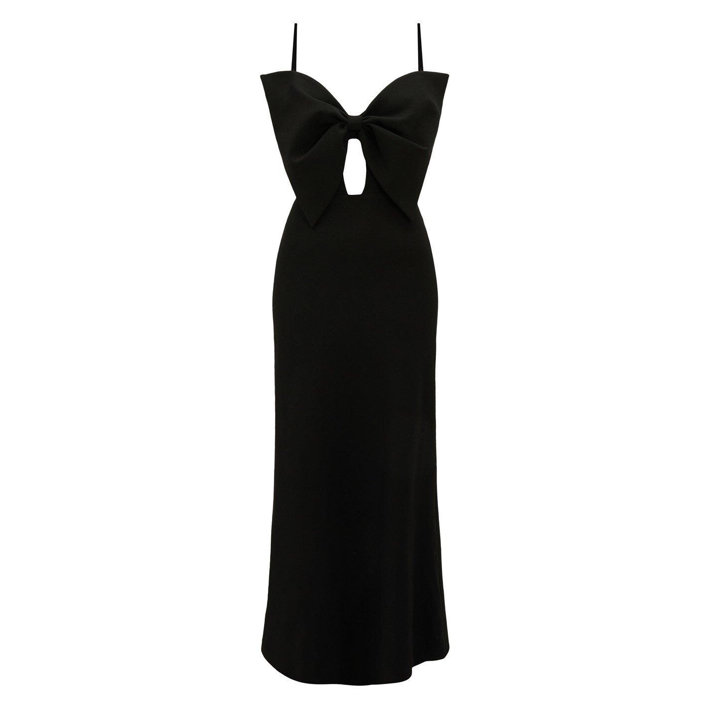 Black - Bardot - Paula Bow Maxi Dress - 9