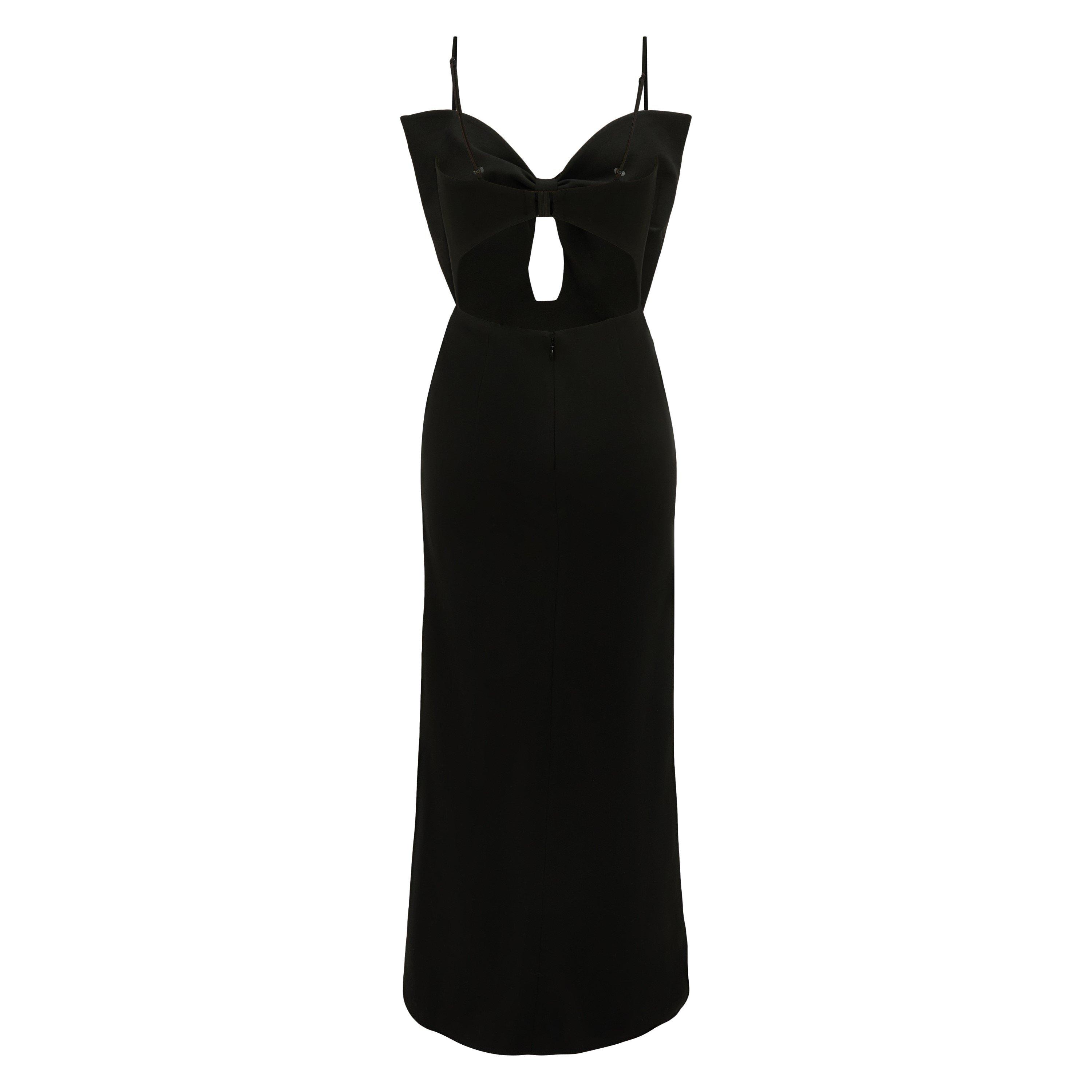 Black - Bardot - Paula Bow Maxi Dress - 10