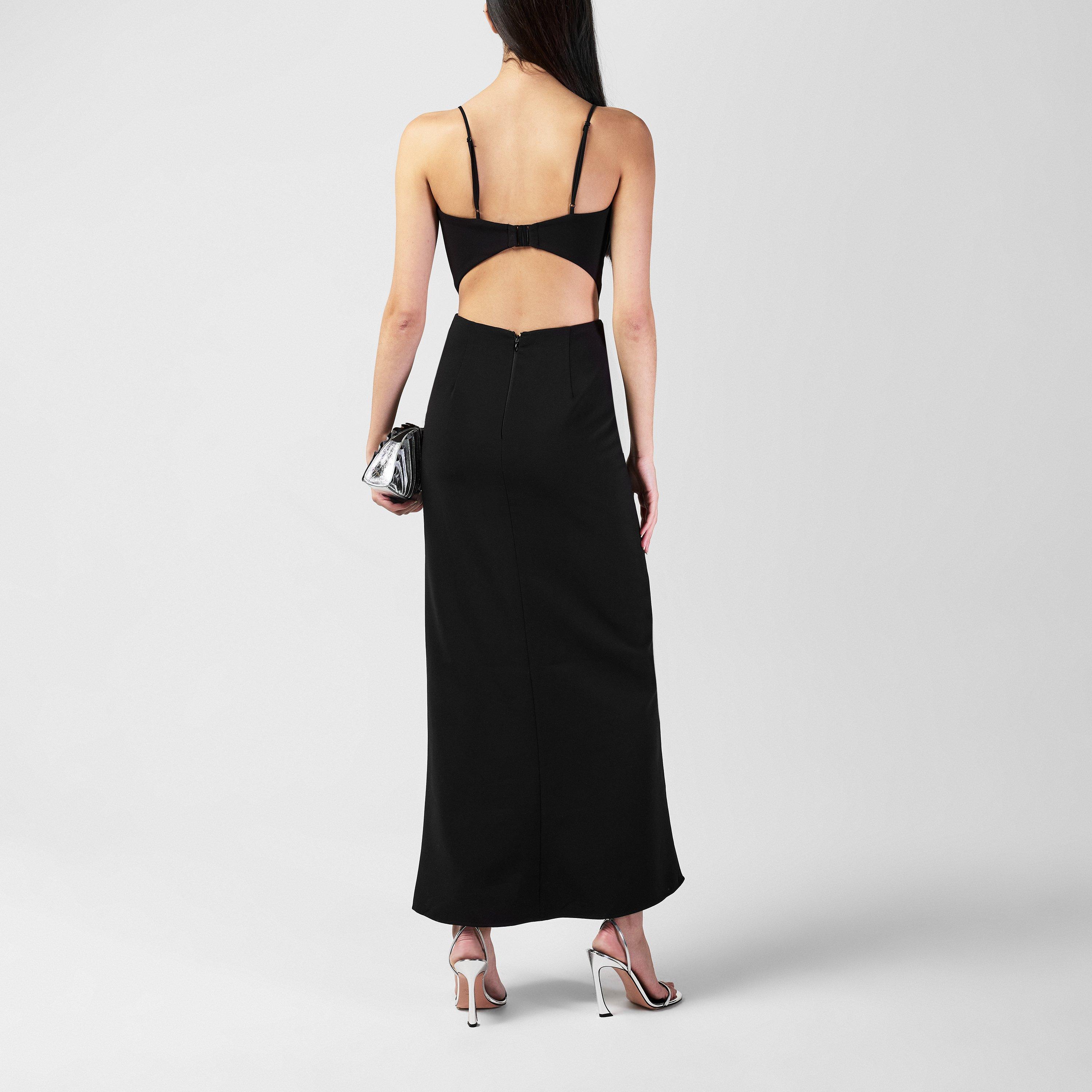 Black - Bardot - Paula Bow Maxi Dress - 3