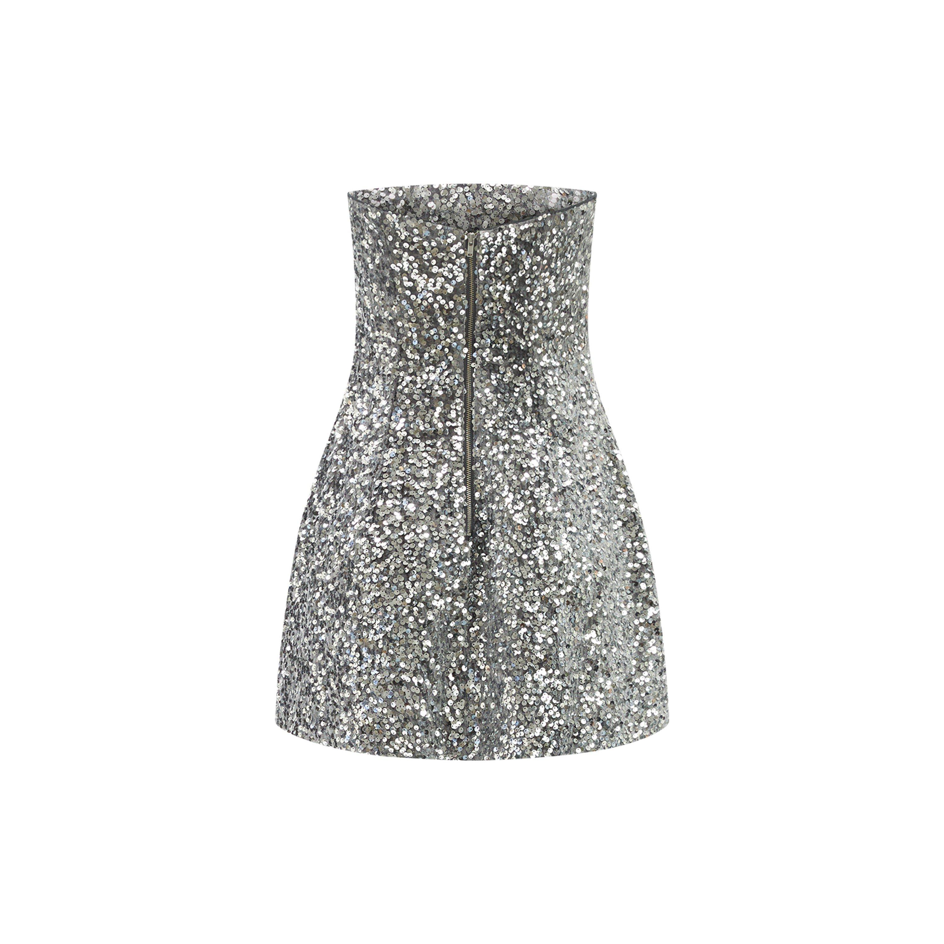 Silver - Bardot - Karoline Paillette Sequin Dress - 2