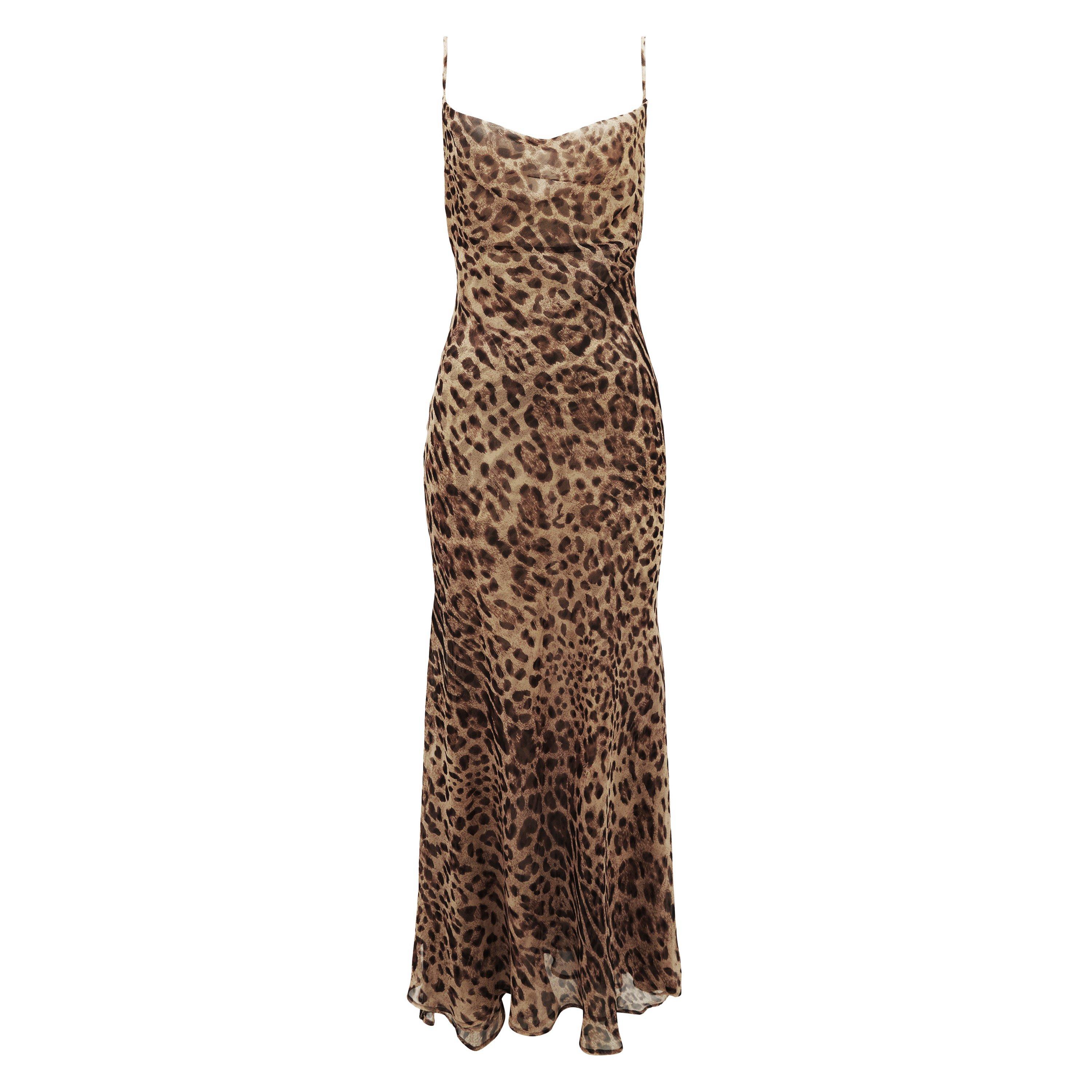 B Leopard - Bardot - Leopard Maxi Dress - 6