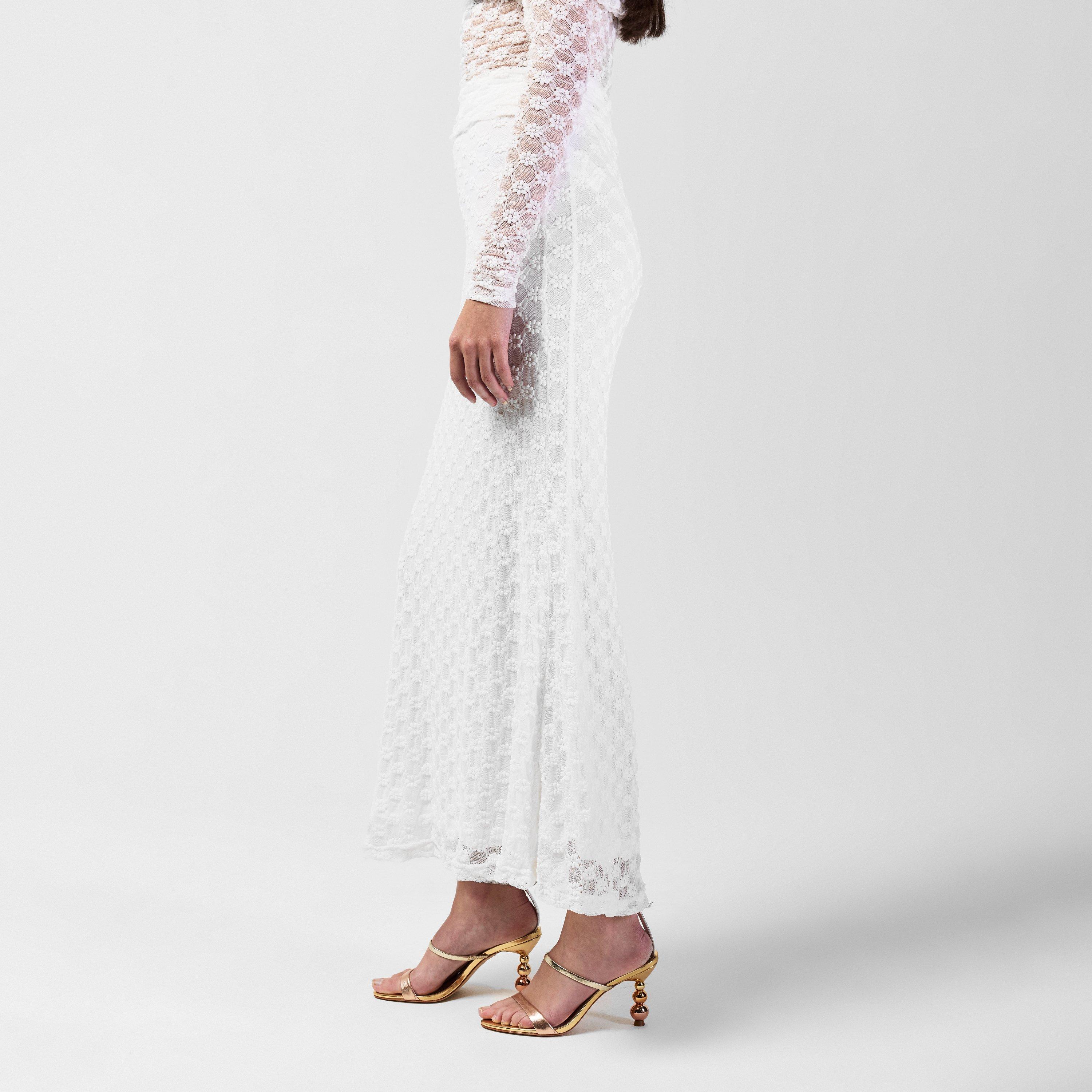 Orchid White - Bardot - Adoni Mid Rise Maxi Skirt - 2