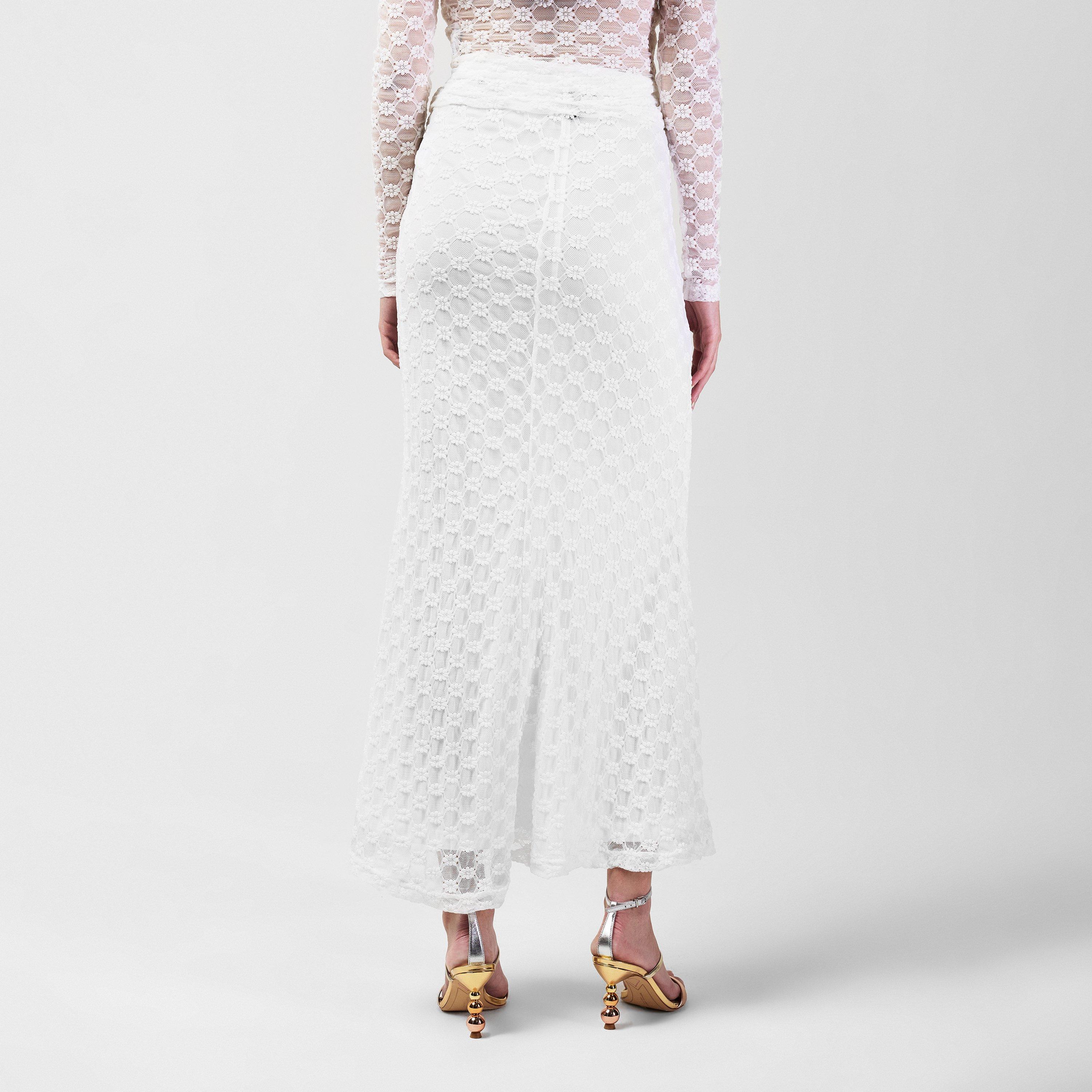 Orchid White - Bardot - Adoni Mid Rise Maxi Skirt - 3