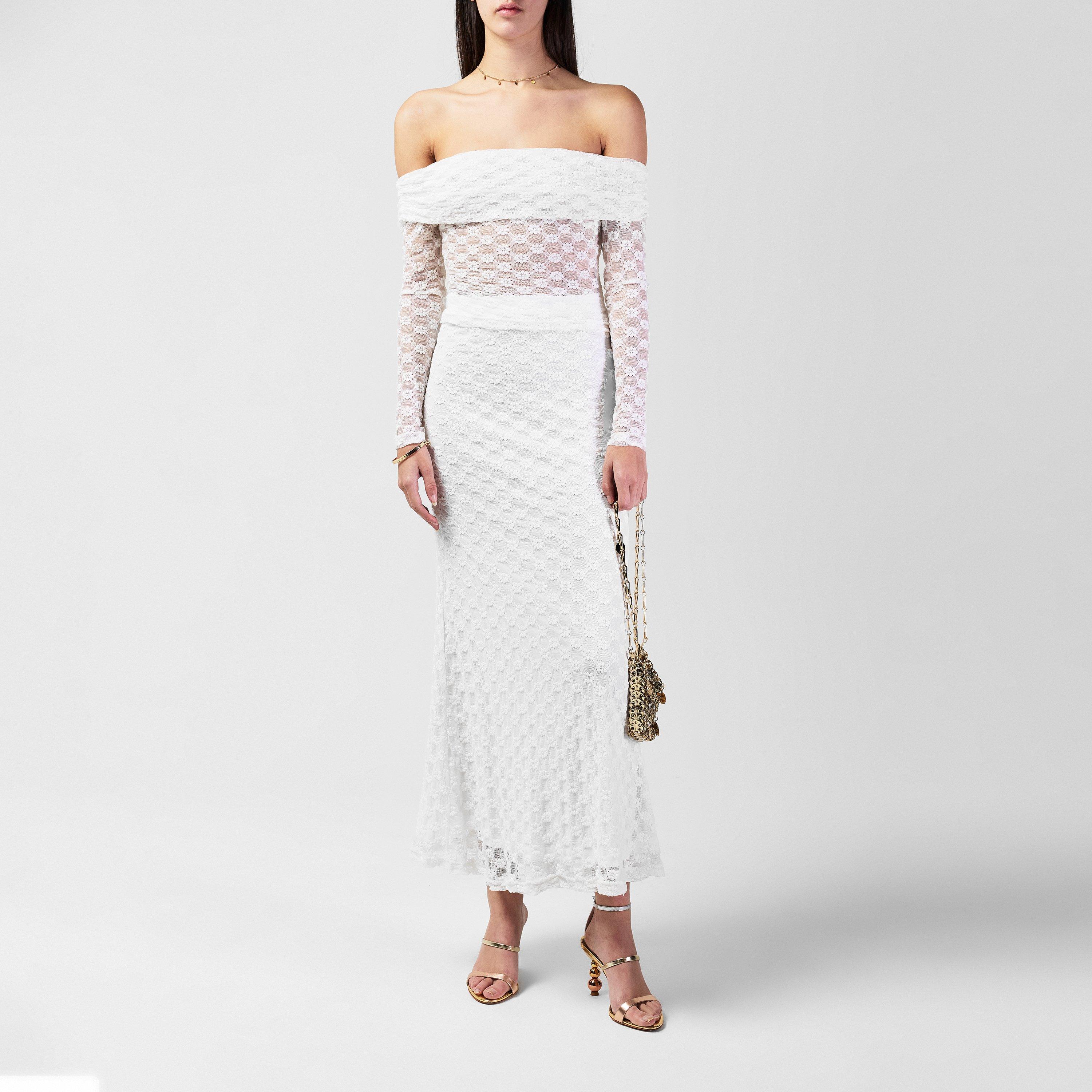 Orchid White - Bardot - Adoni Mid Rise Maxi Skirt - 4