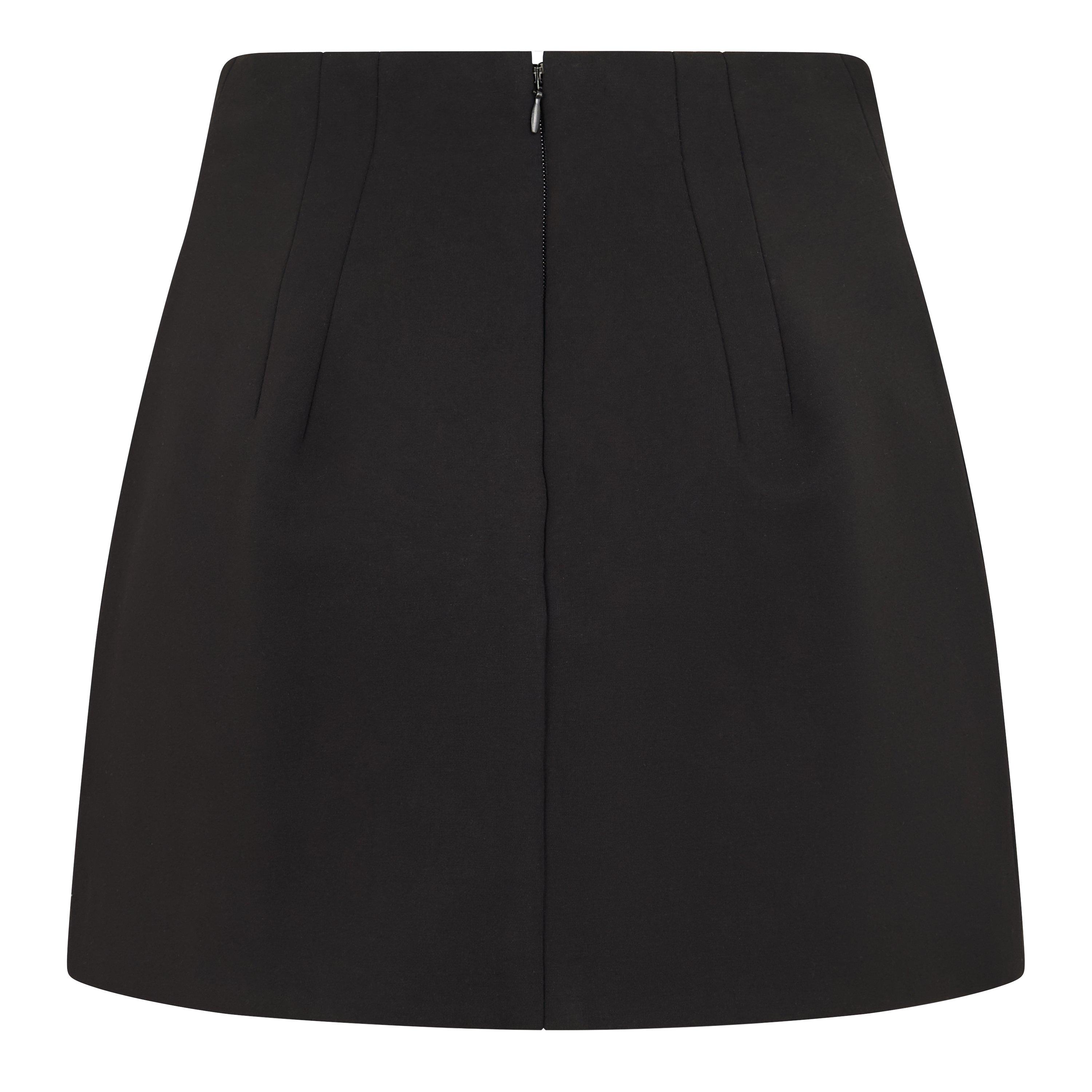 Black - Good American - Good Stretch Skirt Ld62 - 2