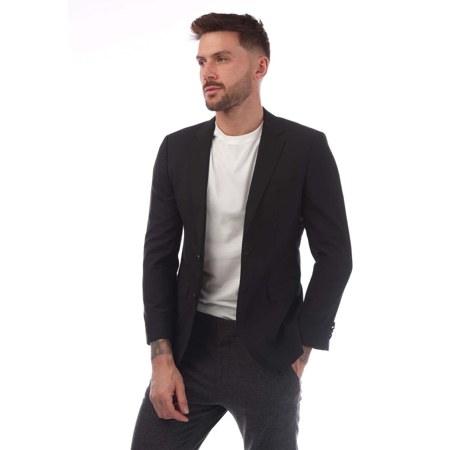 Black - Boss - The Rider Blazer Jacket - 3