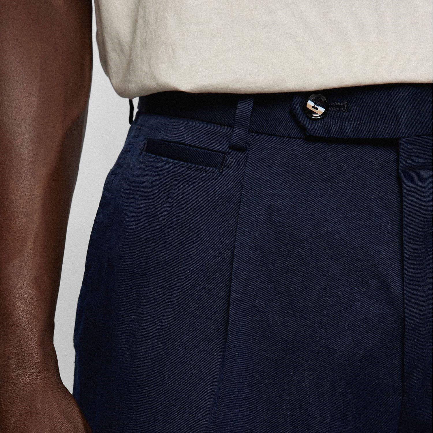 Dark Blue - Boss - T-Peet Trousers - 3