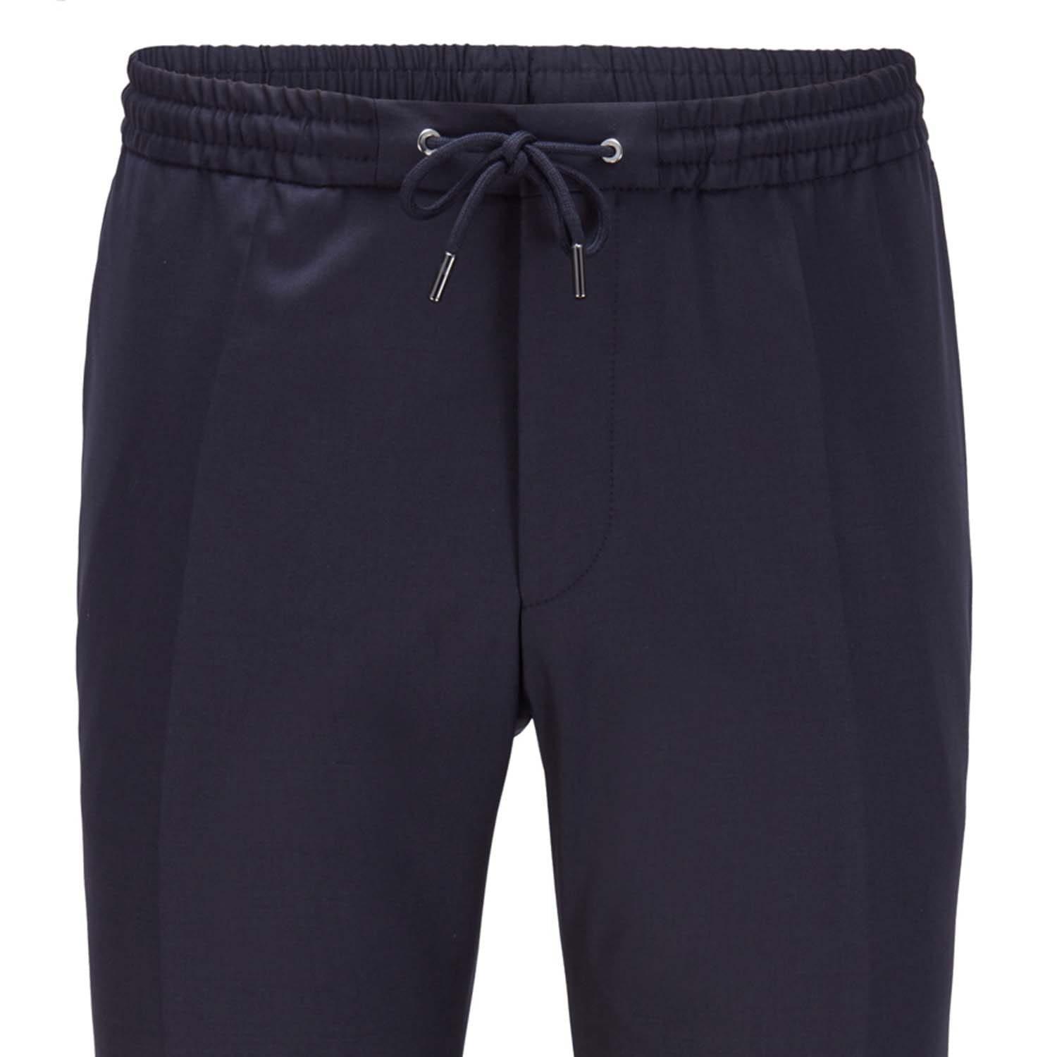 Dark Blue - Boss - Banks Trousers - 2