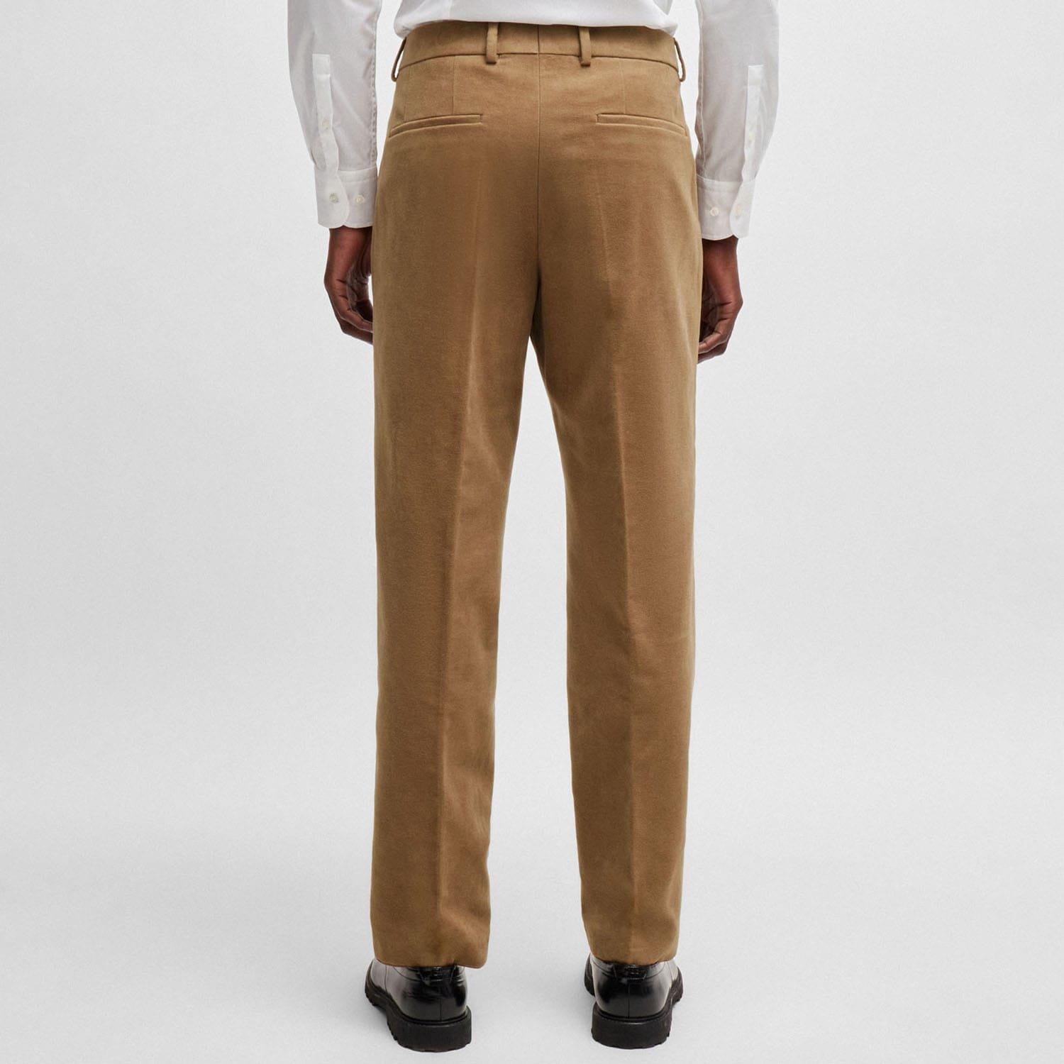 Beige - Boss - C-Peter Relaxed-Fit Trousers - 2