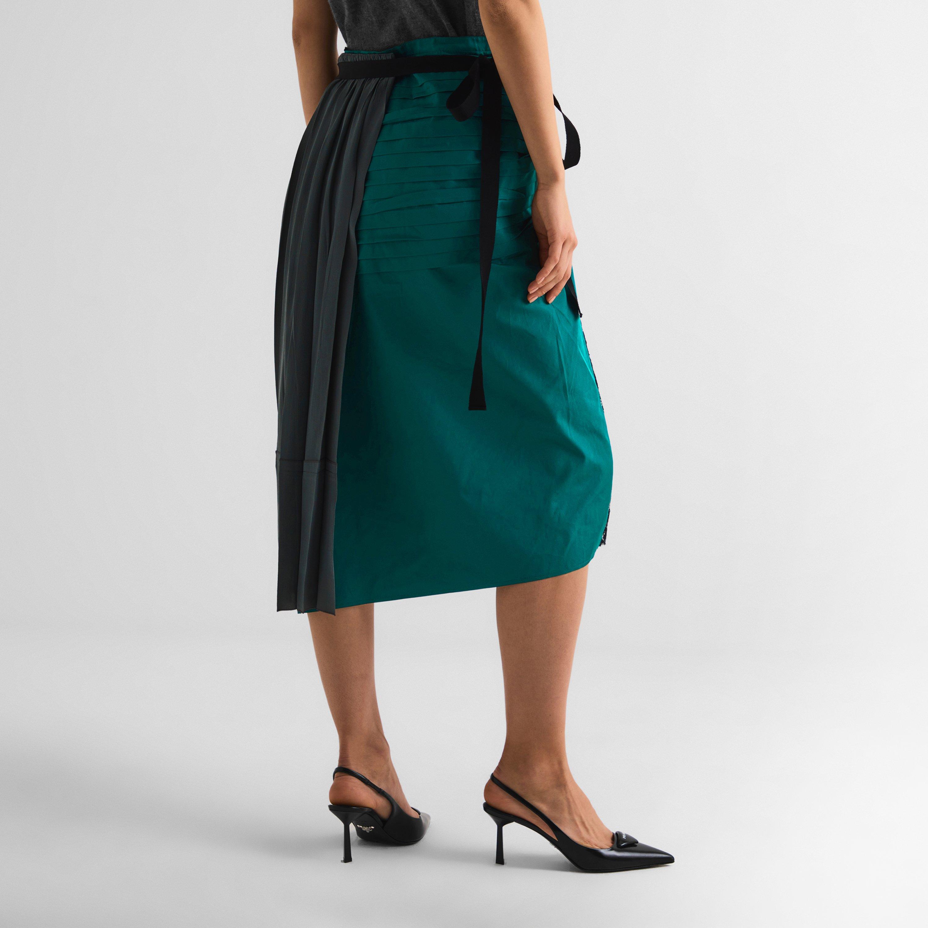Ematite - Prada - Prada Technical Taffeta Patchwork Skirt - 4