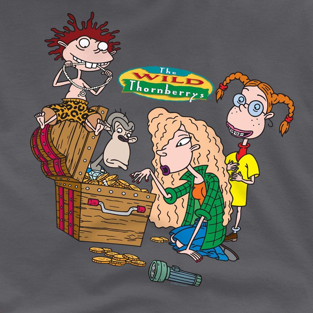 Grey - Other - Wild Thornberrys Treasure Hunt T Shirt Charcoal - 2