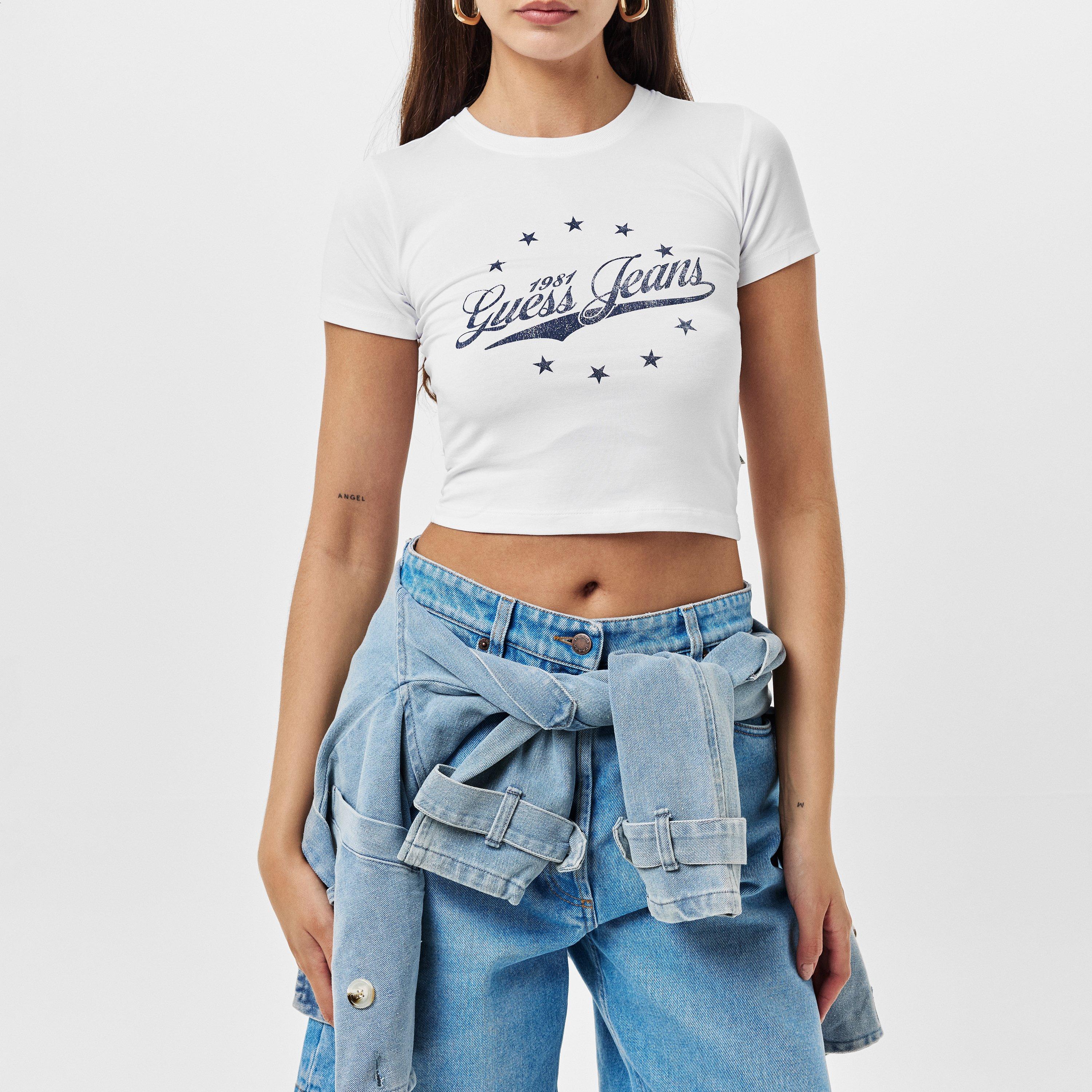 Puut wit - Guess - Star Baby Tee - 2