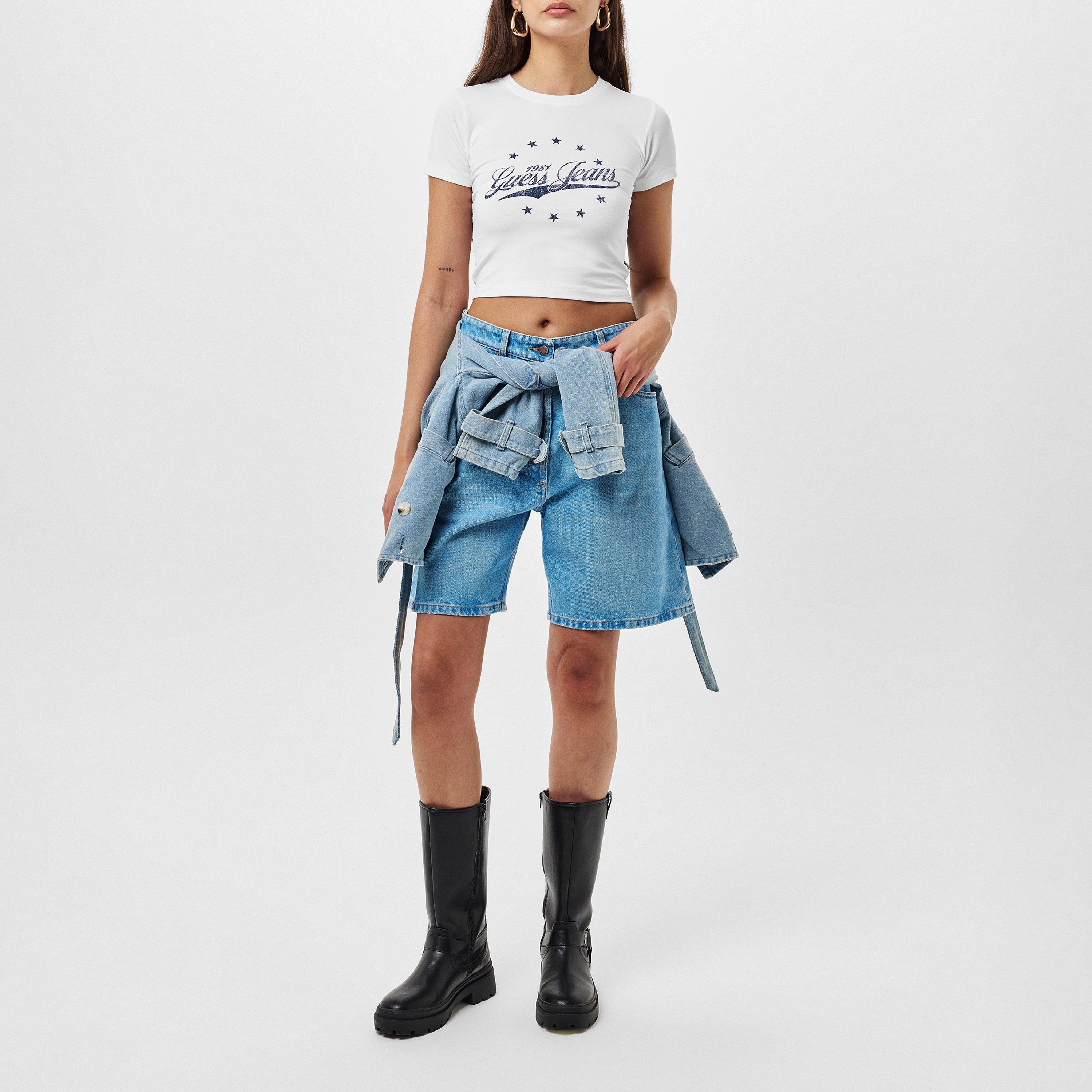 Puut wit - Guess - Star Baby Tee - 5