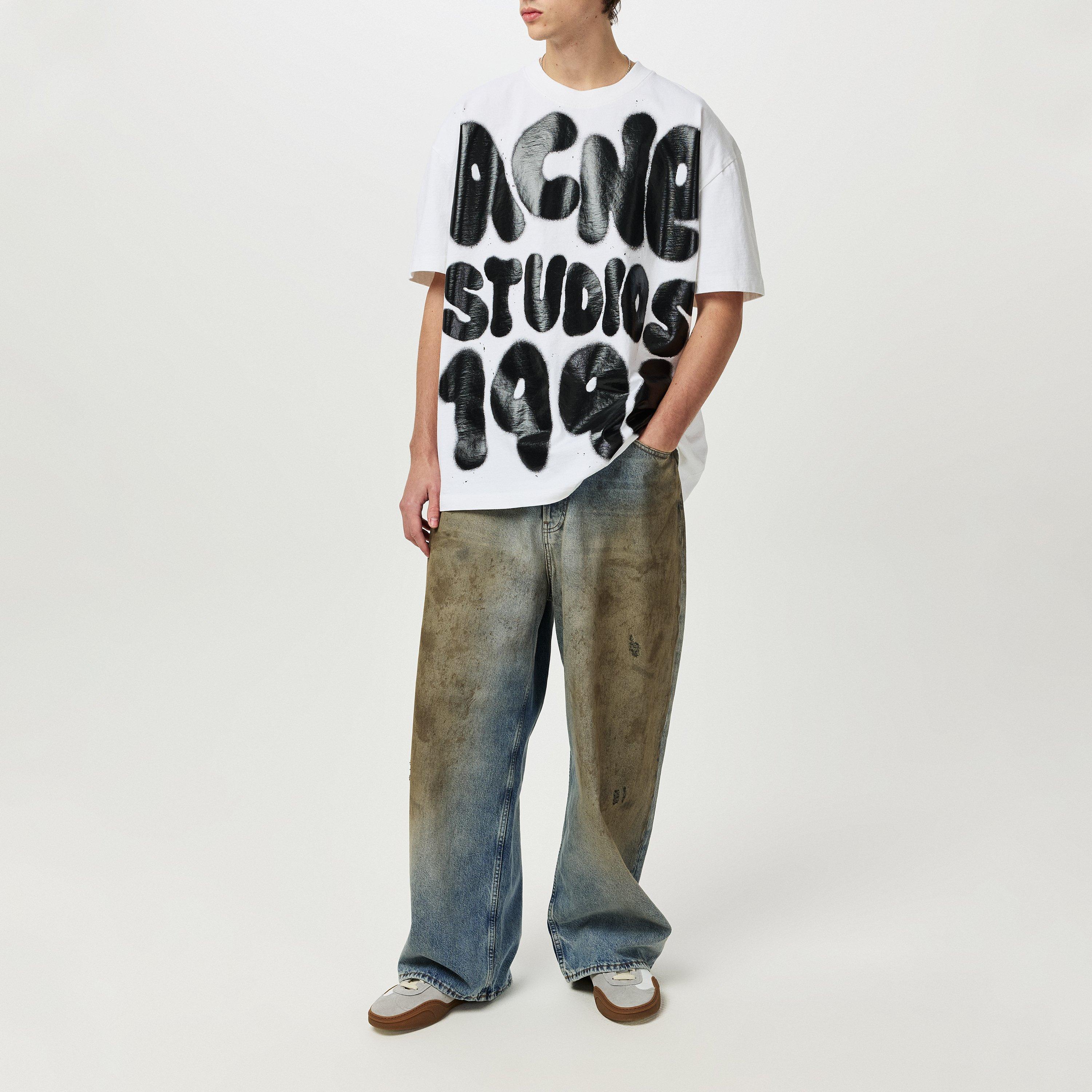 Blue - Acne Studios - Men's Penicillin Wide Leg Jeans - 4