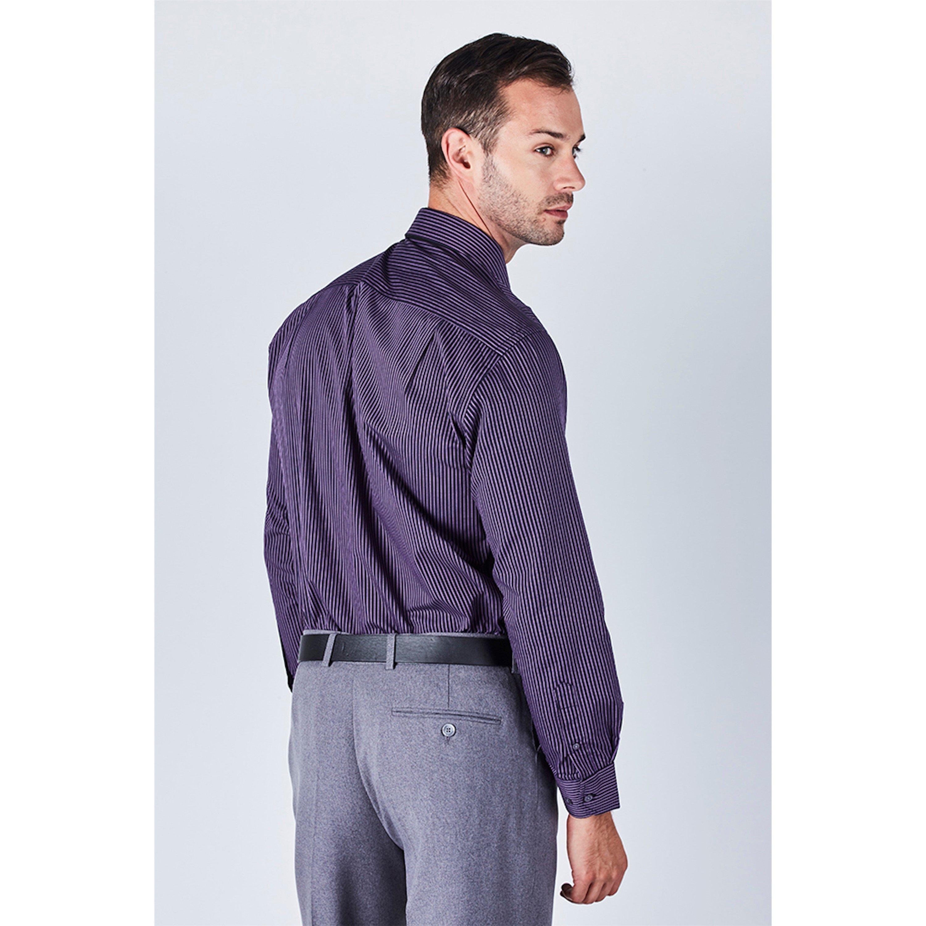 Risca Roxa - Harvey and Jones - Striped Formal Striped Shirts Mens - 2