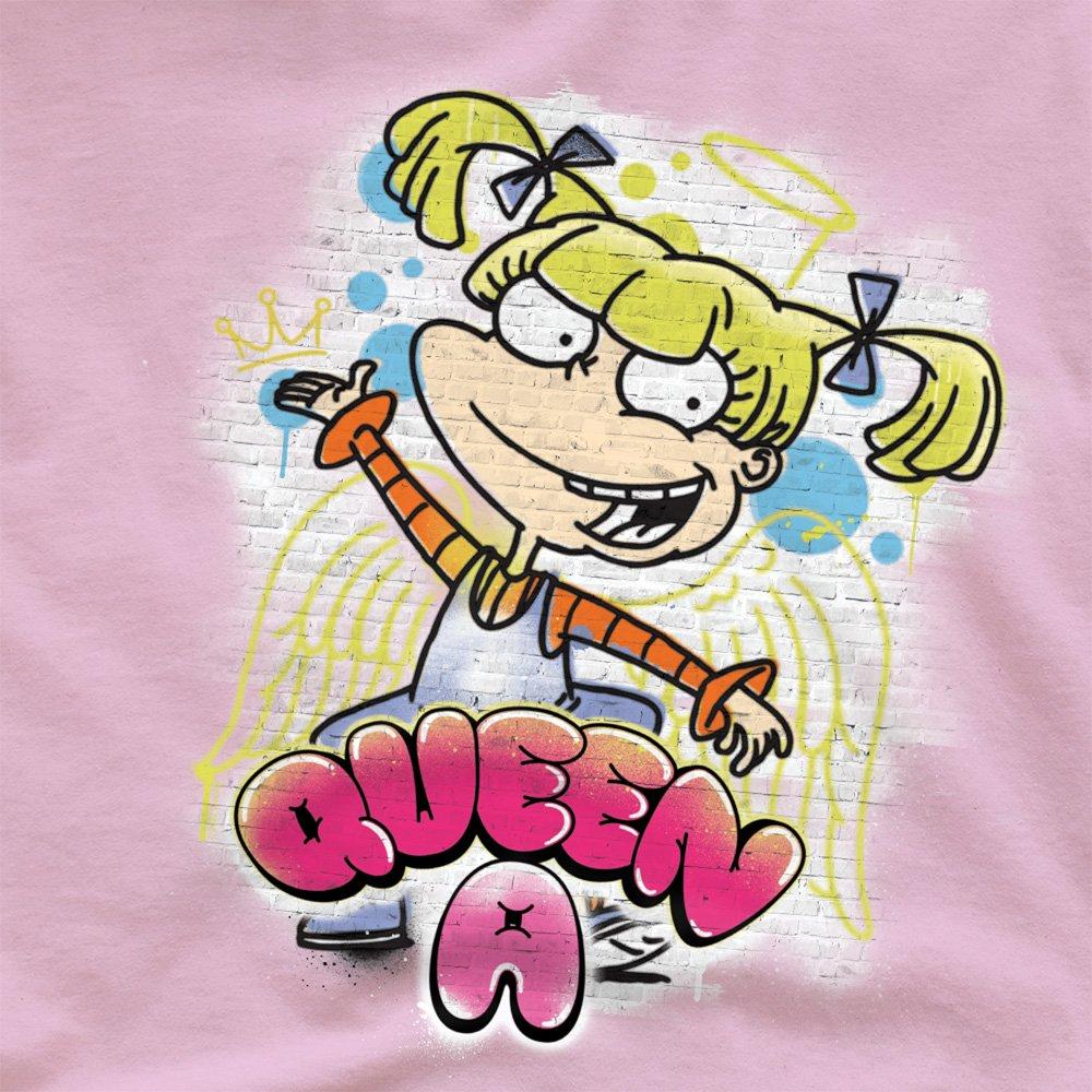 Pink - Nickelodeon - Rugrats Queen A For Angelica T Shirt Pink - 2