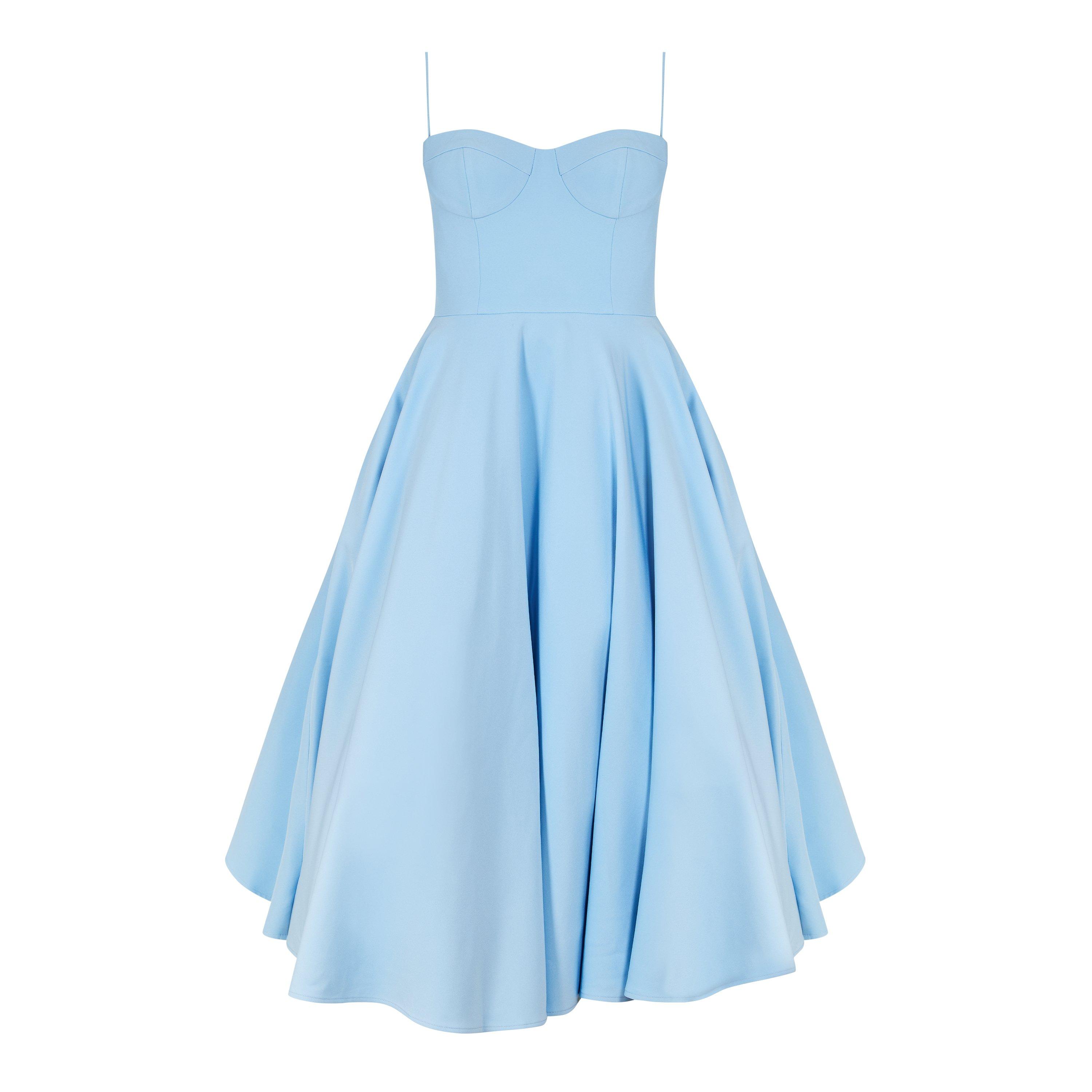 Jarlo Women's Skater Skirt - Baby Blue - 8 (XS)