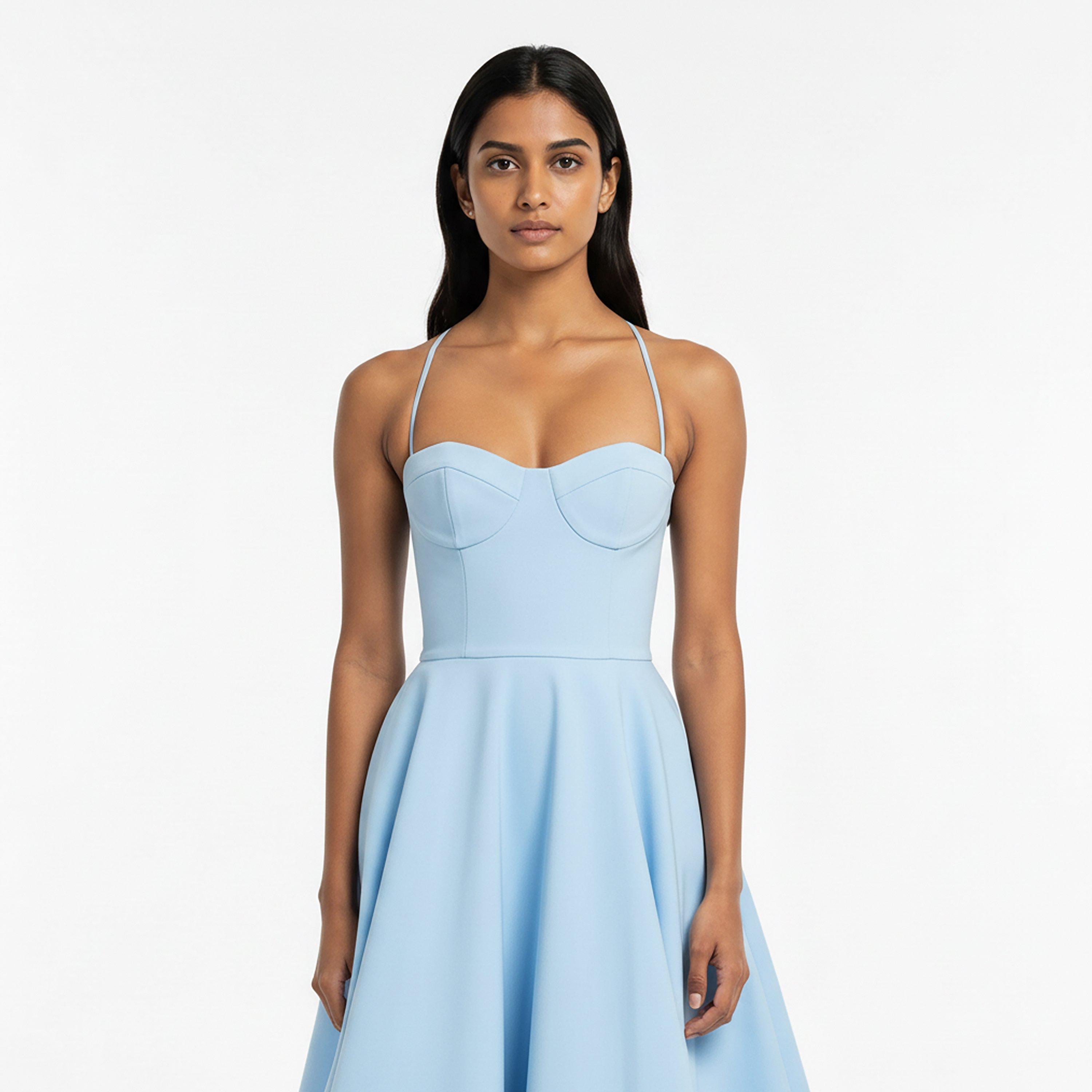 Baby Blue - Jarlo - Women's Skater Skirt - 3