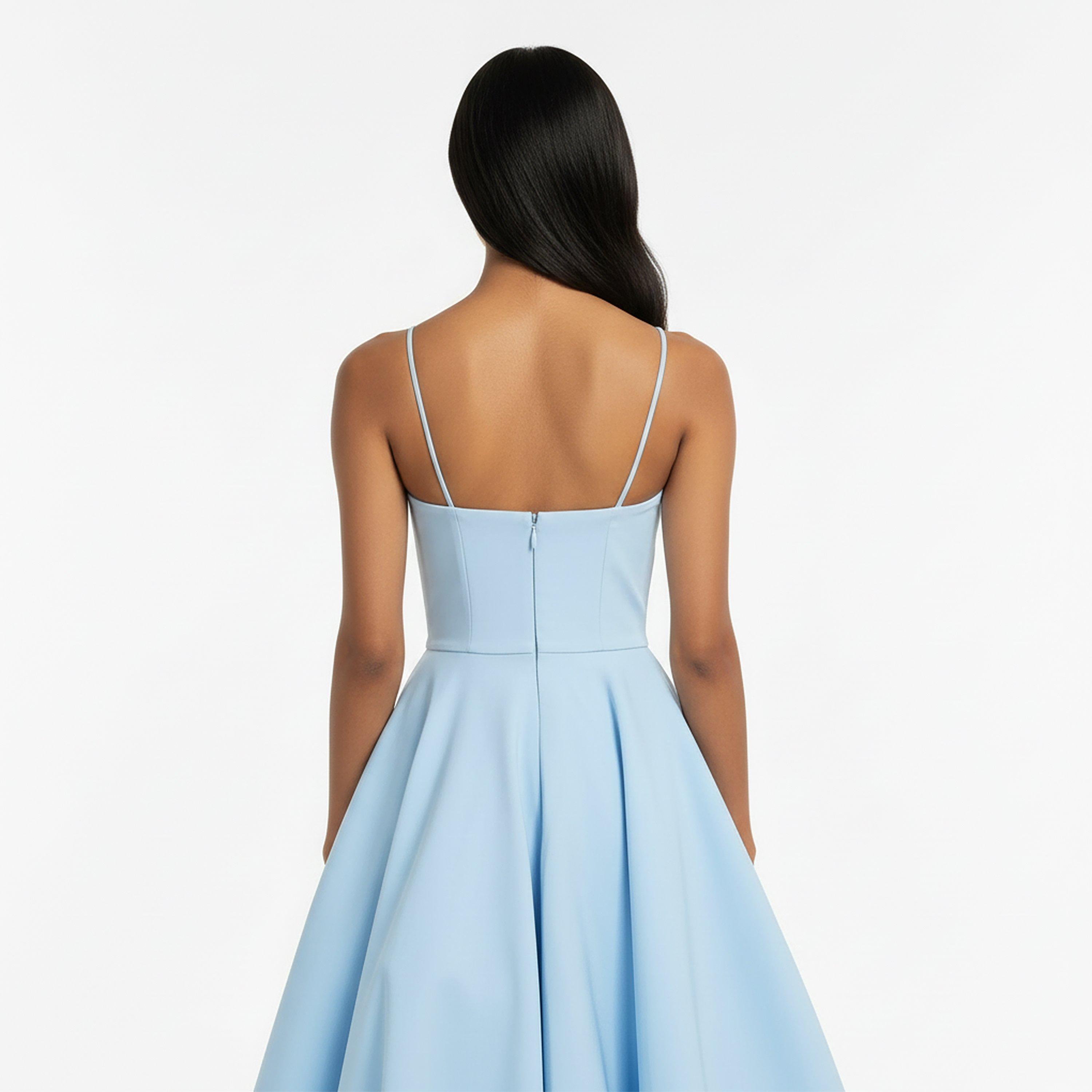 Baby Blue - Jarlo - Women's Skater Skirt - 4