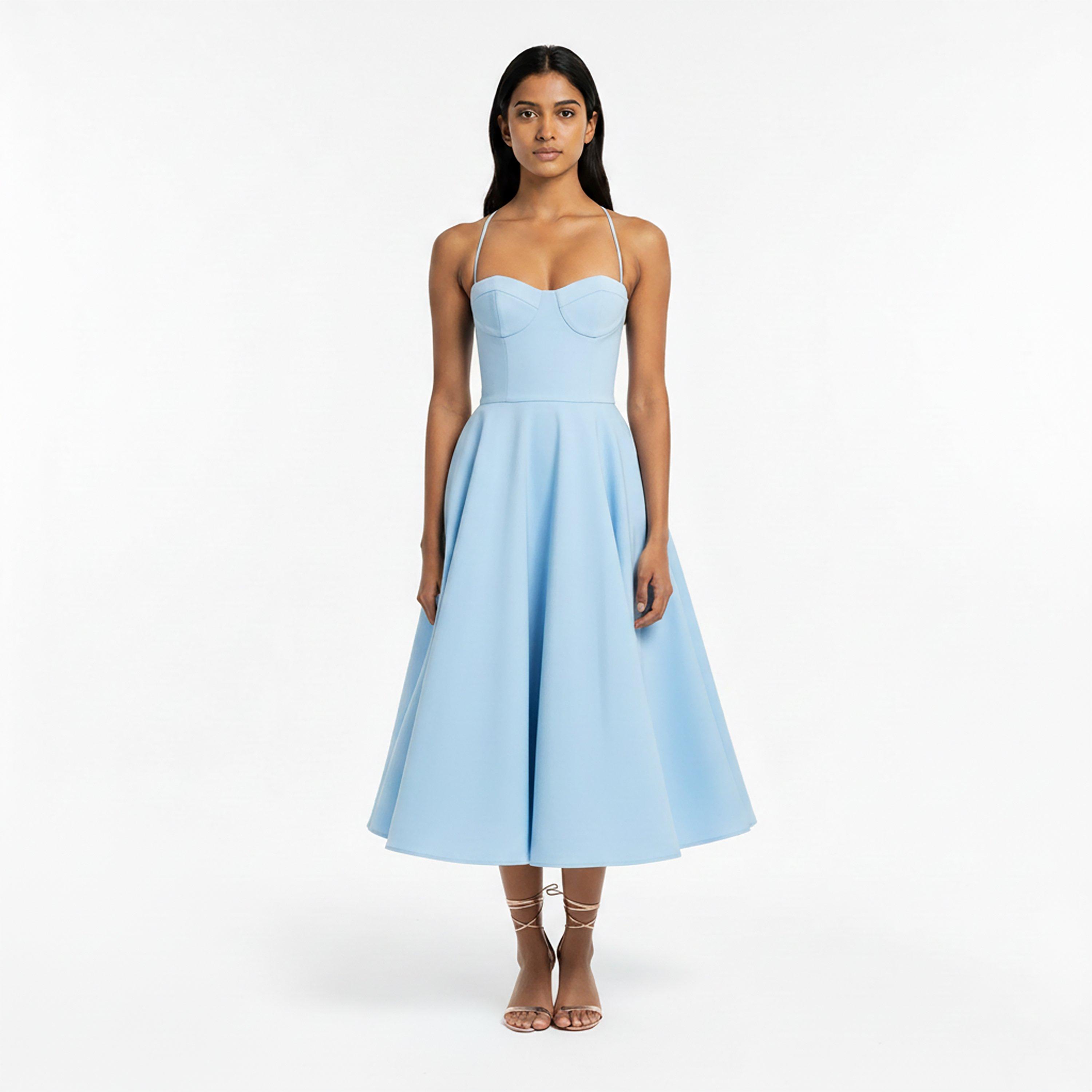 Baby Blue - Jarlo - Women's Skater Skirt - 5