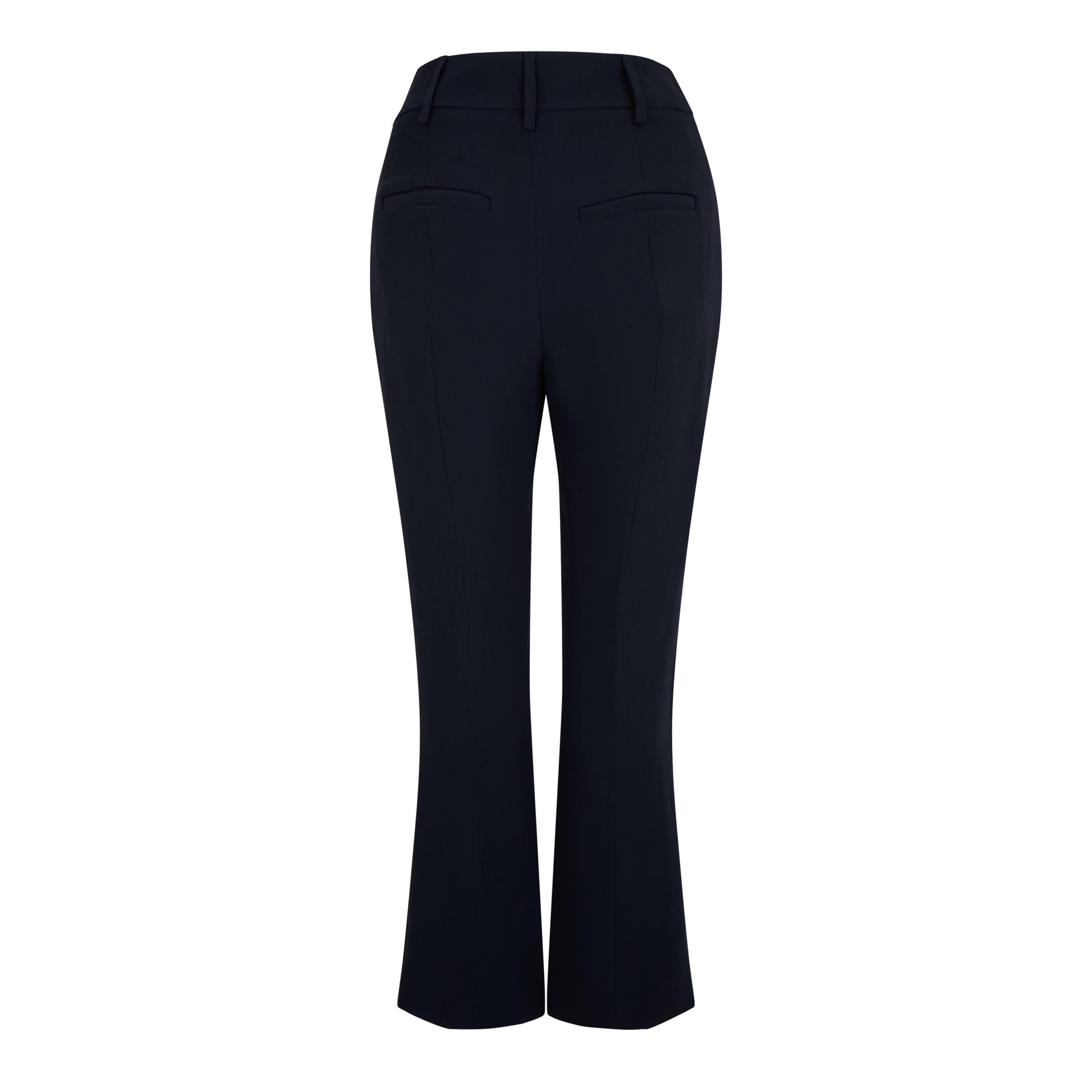 Navy - Valentino - Women's Val Kick Flare Trousers - 2