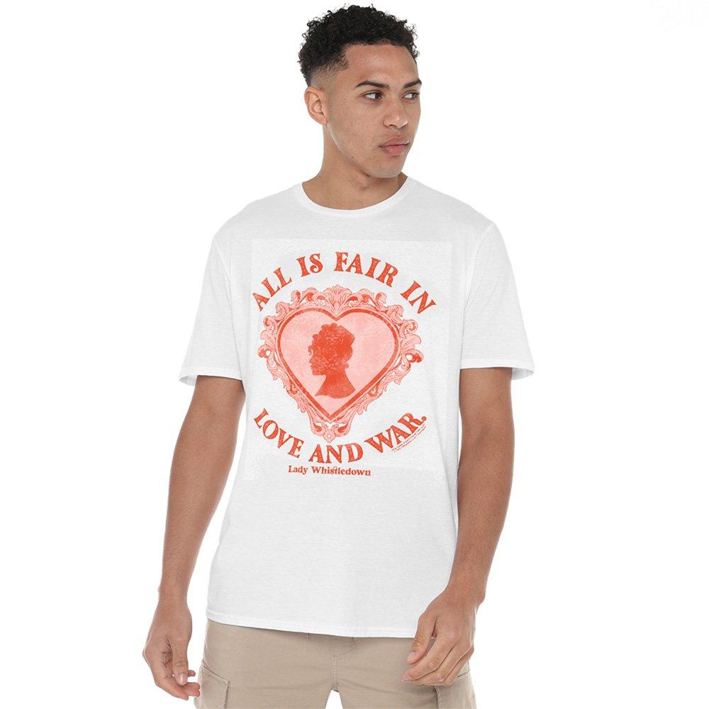 White - Bridgerton - Bridgerton Love And War Lady Whistledown T-Shirt - 1