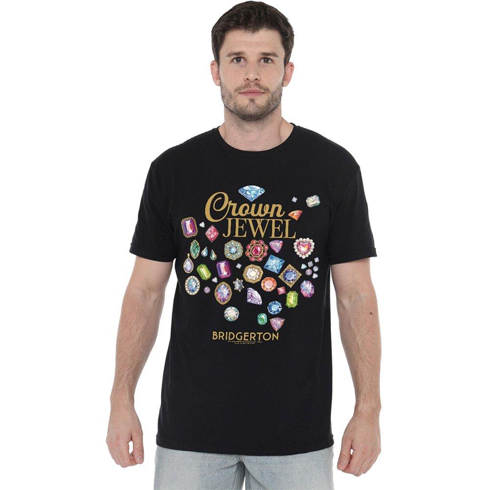 Black - Bridgerton - Bridgerton Crown Jewel T-Shirt Black - 1