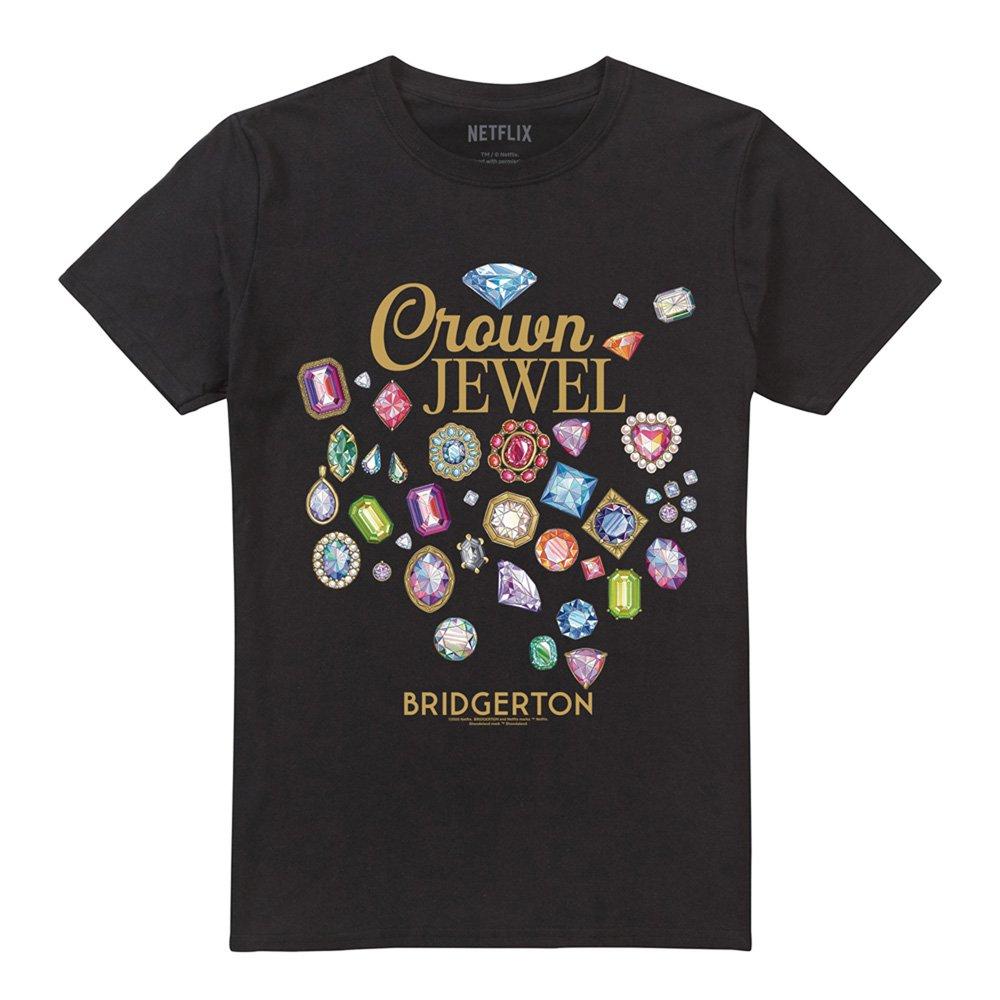 Black - Bridgerton - Bridgerton Crown Jewel T-Shirt Black - 4