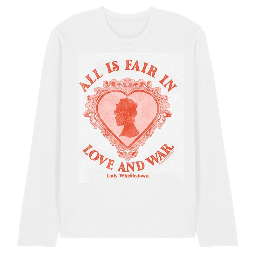 White - Bridgerton - Bridgerton Love And War Lady Whistledown Long Slee - 1
