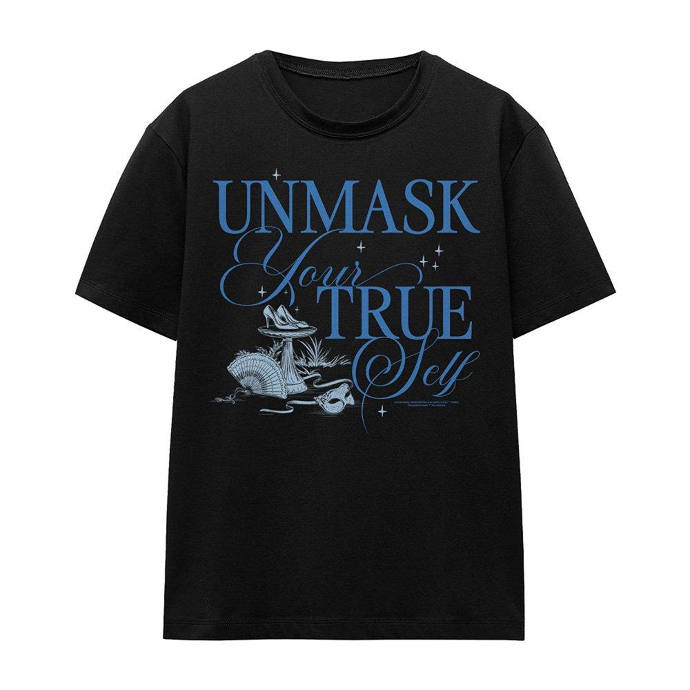 Black - Bridgerton - Bridgerton Unmask Your True Self T Shirt Black - 4