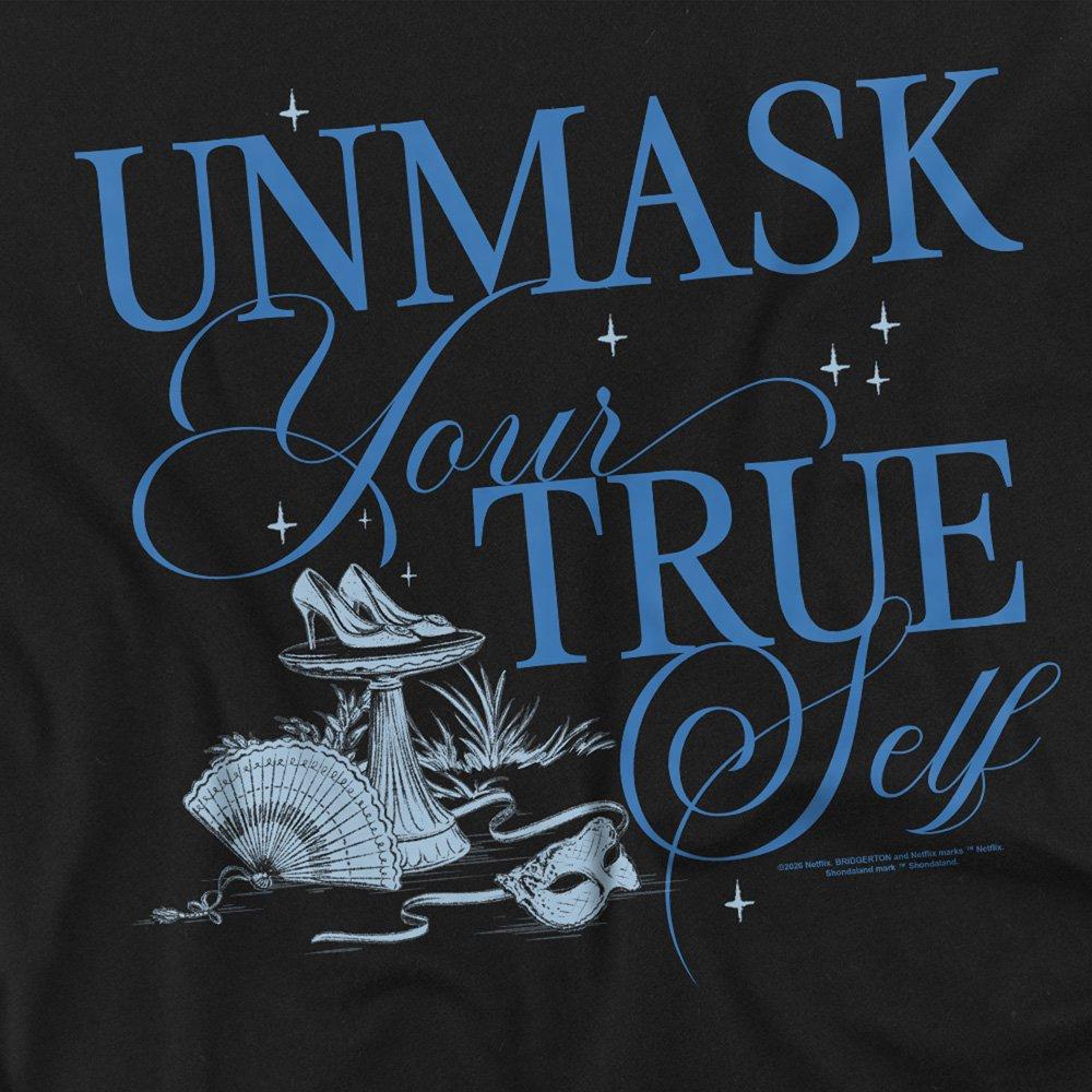 Black - Bridgerton - Bridgerton Unmask Your True Self T-Shirt Black - 2