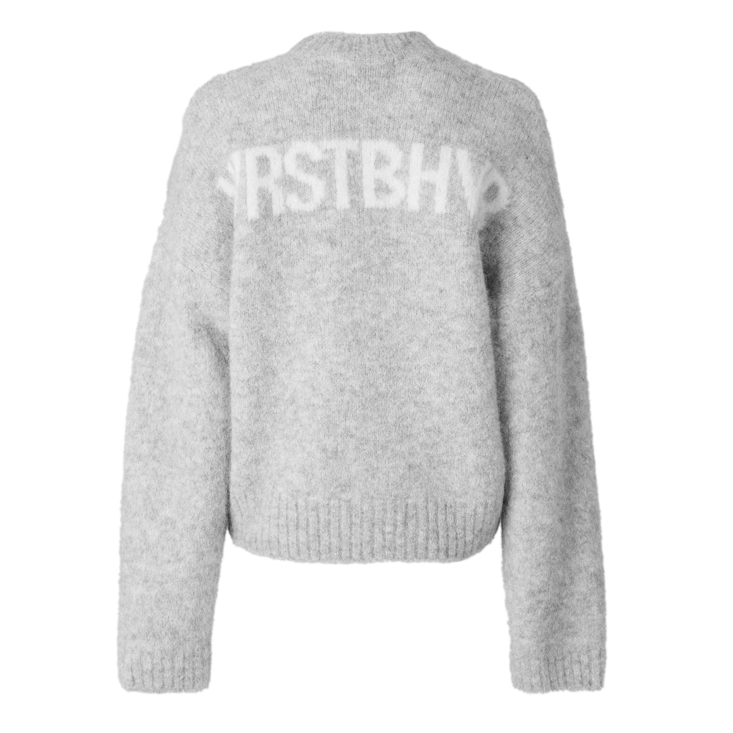 Grey - WRSTBHVR - Women's Crew Neck Jumper - 2
