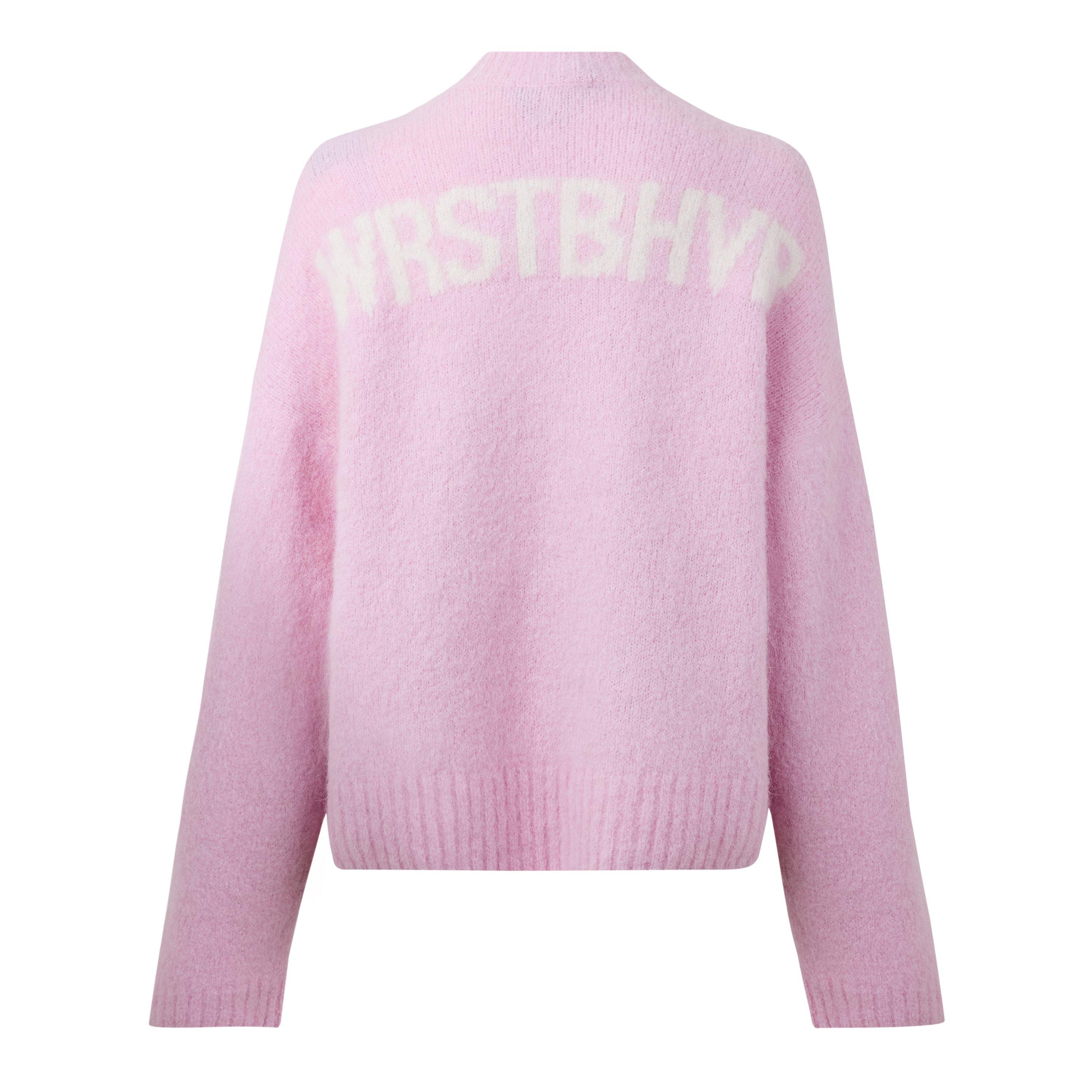 Pink - WRSTBHVR - Women's Crew Neck Jumper - 2